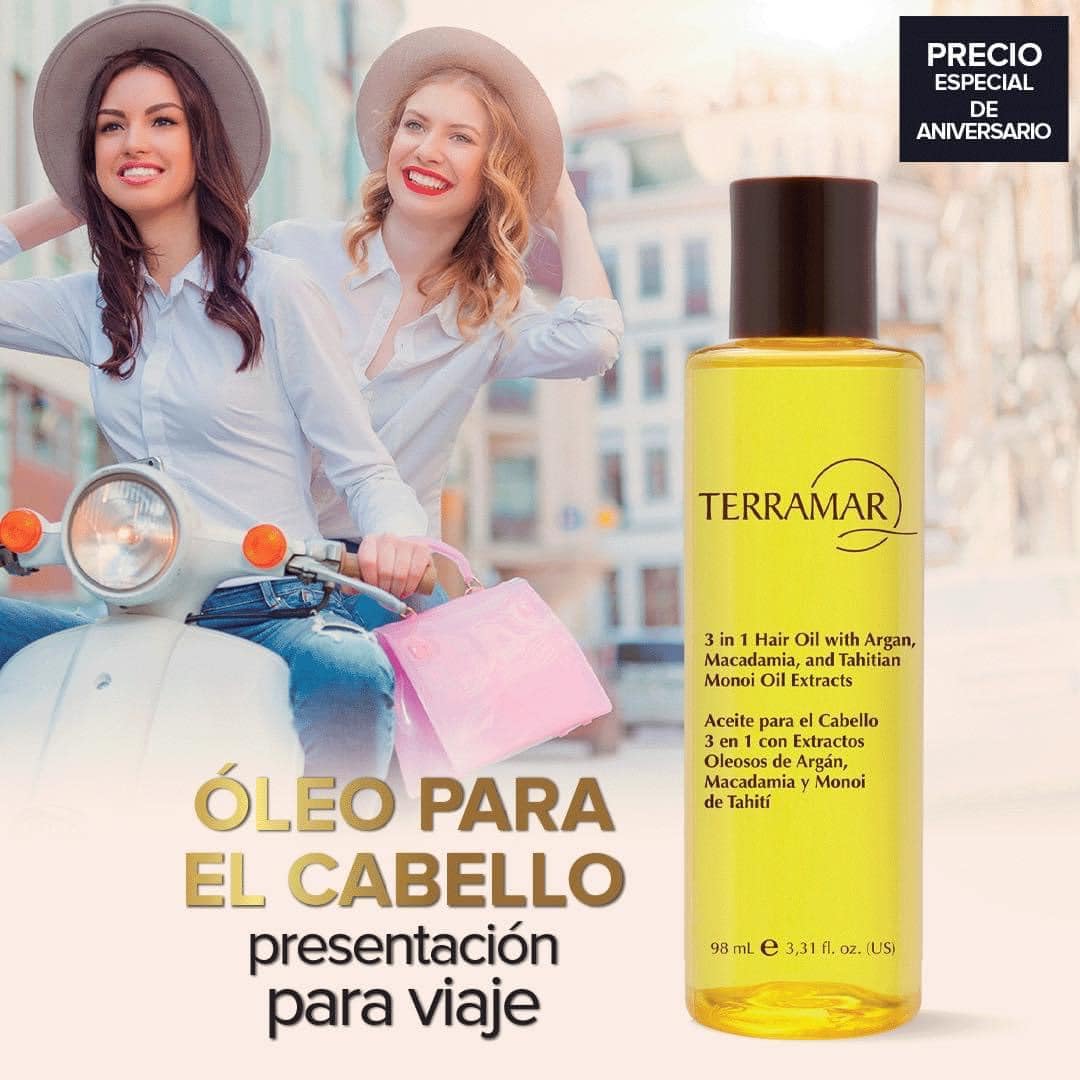 Aceite Orgánico Nutritivo para Cabello Saludable y Brillante