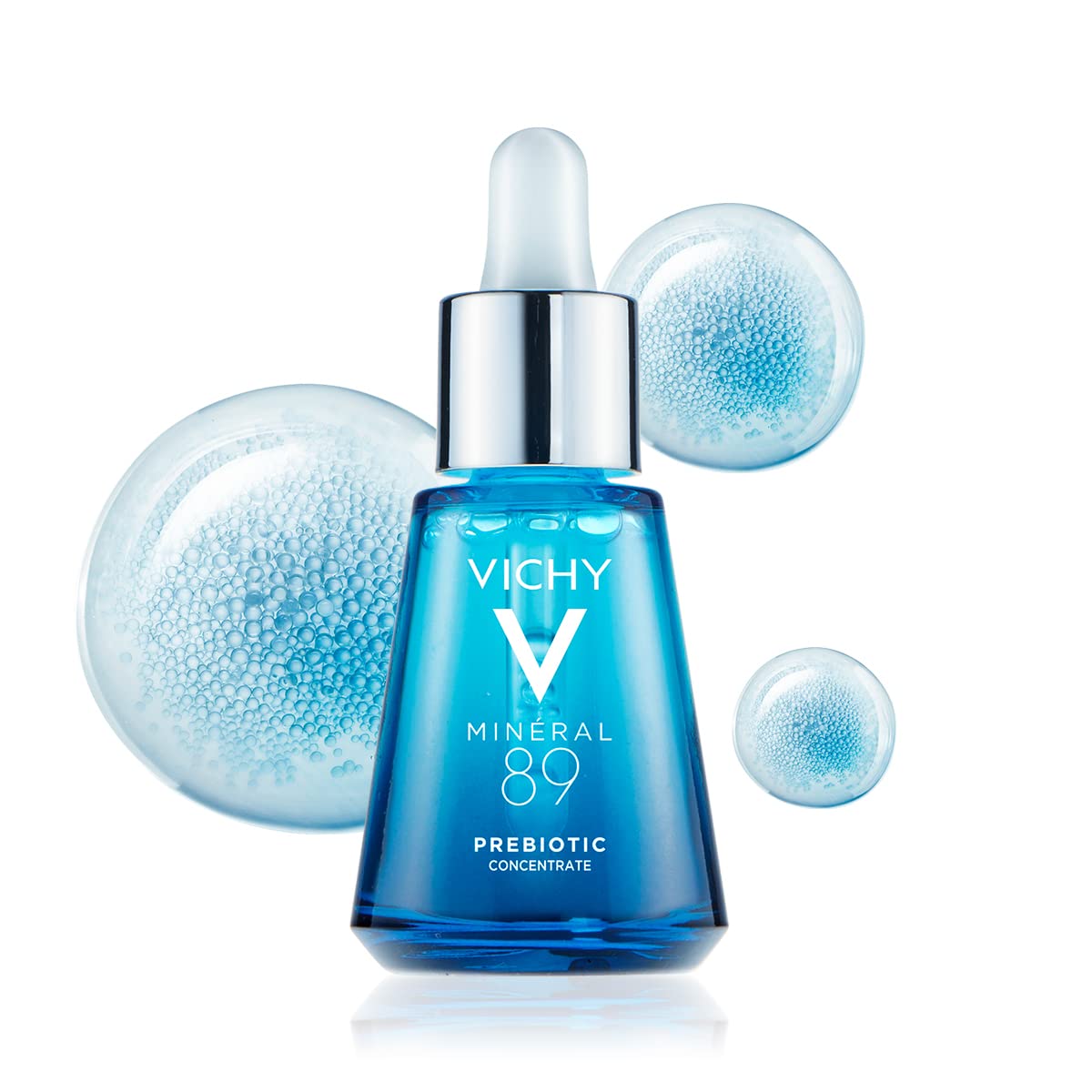 Vichy Mineral 89 probiotic fractions: serum regenerador & reparador para piel estresada + Minéral 89 Contorno de Ojos - Gel con Ácido hialurónico y Cafeína pura