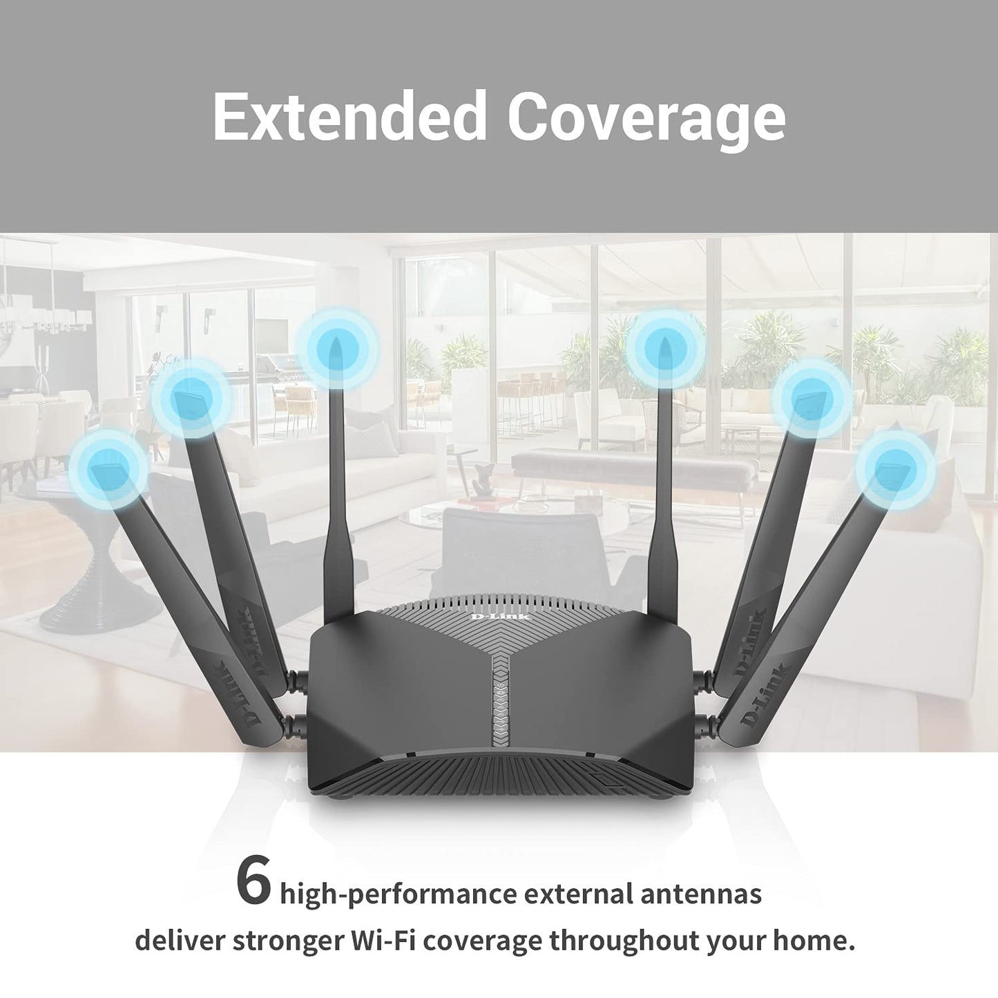 D-Link Router WiFi AC3000, Smart, Mesh (DIR-3040)
