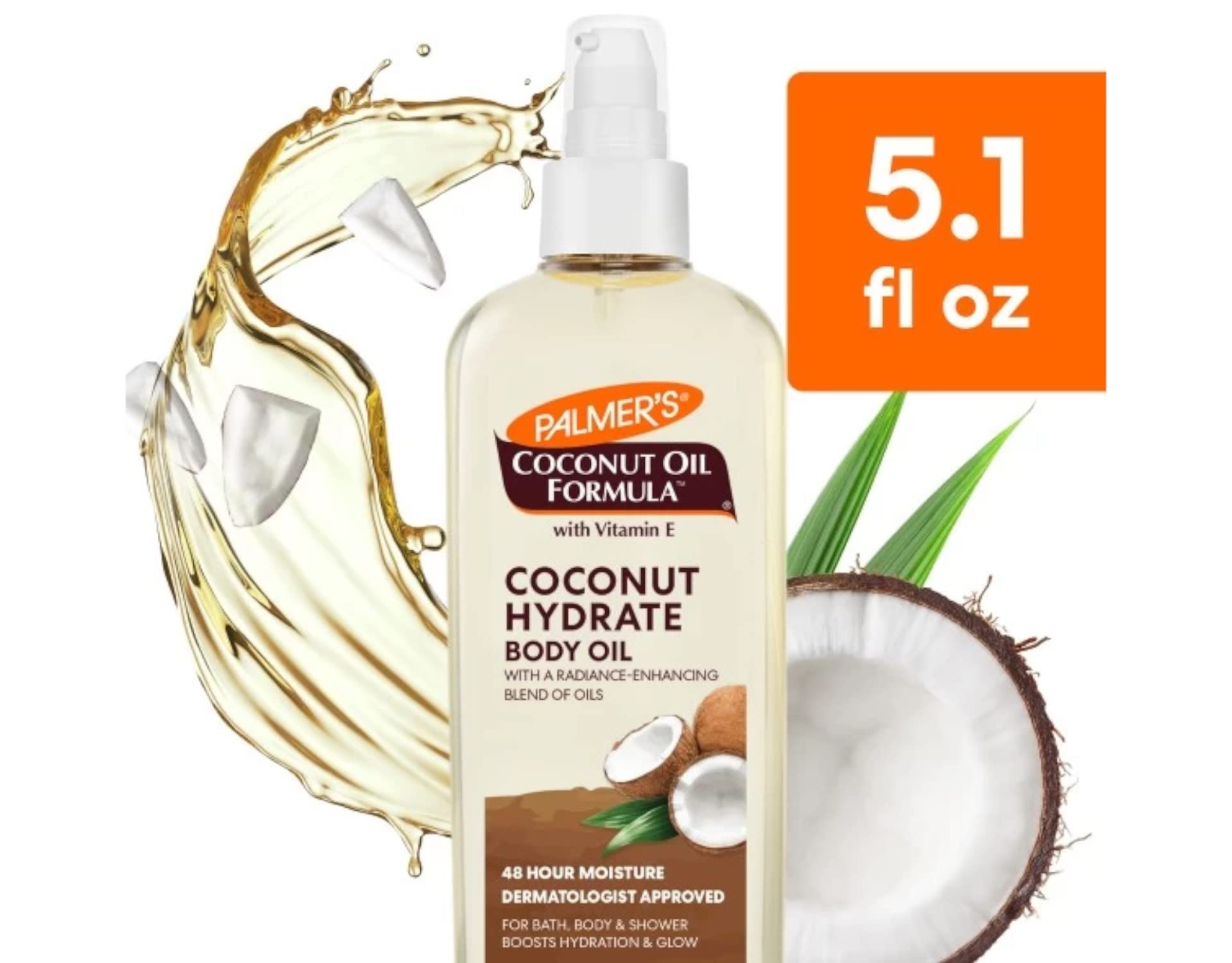 Palmer's Coconut Oil Formula Body Oil, 5.1 oz - 2pc