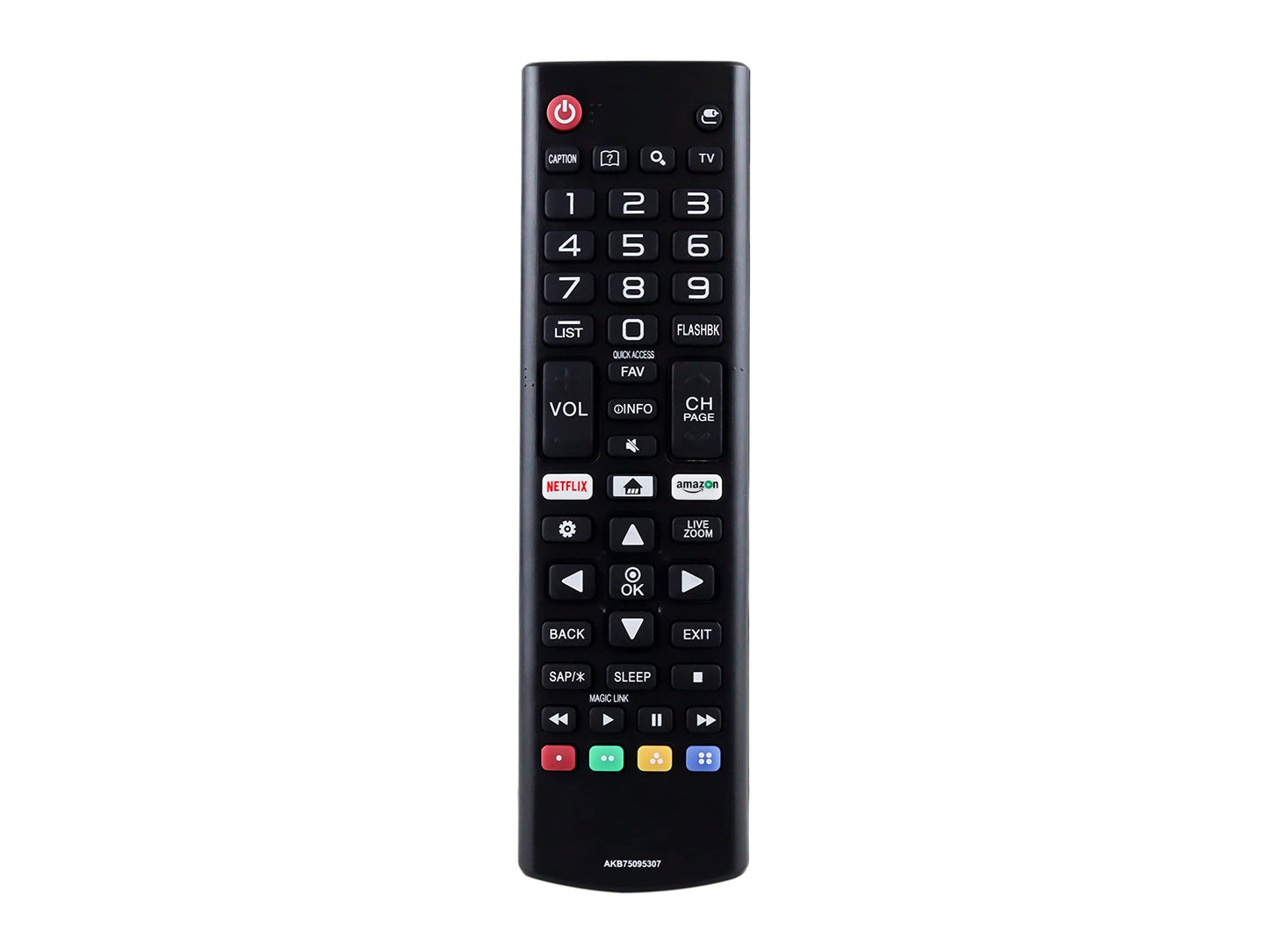 CONTROL EXPERT - Control Remoto Compatible con LG AKB75095315 AKB75095307 Reemplazo Universal Smart TV Netflix Amazon Magic Link LCD TV 43UJ6500 43UJ6560 49UJ6500 49UJ6560 55UJ6520 55UJ6540