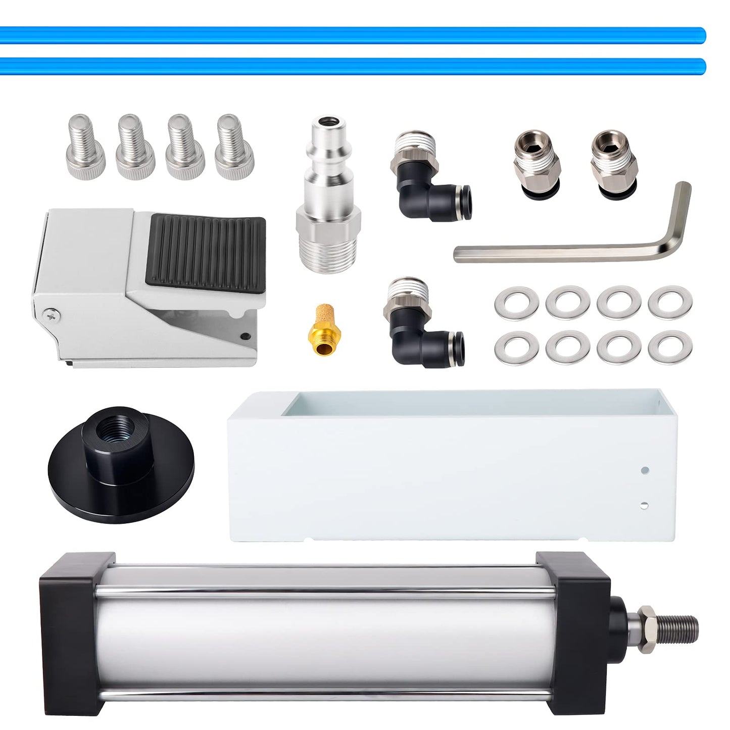 Válvula de Pie TAISHER Aluminio Ecológica Cilindro Neumático Resistente para Reciclaje