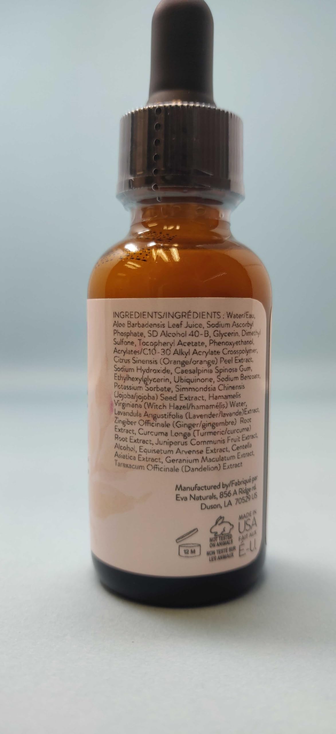 Eva Naturals Vitamin C Serum 20% by Eva Naturals (1 oz) - Best Vitamin C Serum for Face, Offers Anti-Aging & Protection Against UV & Free Radical Damage - Hyaluronic Acid, Vitamin E & Turmeric - Enhanced Formula by Eva Naturals