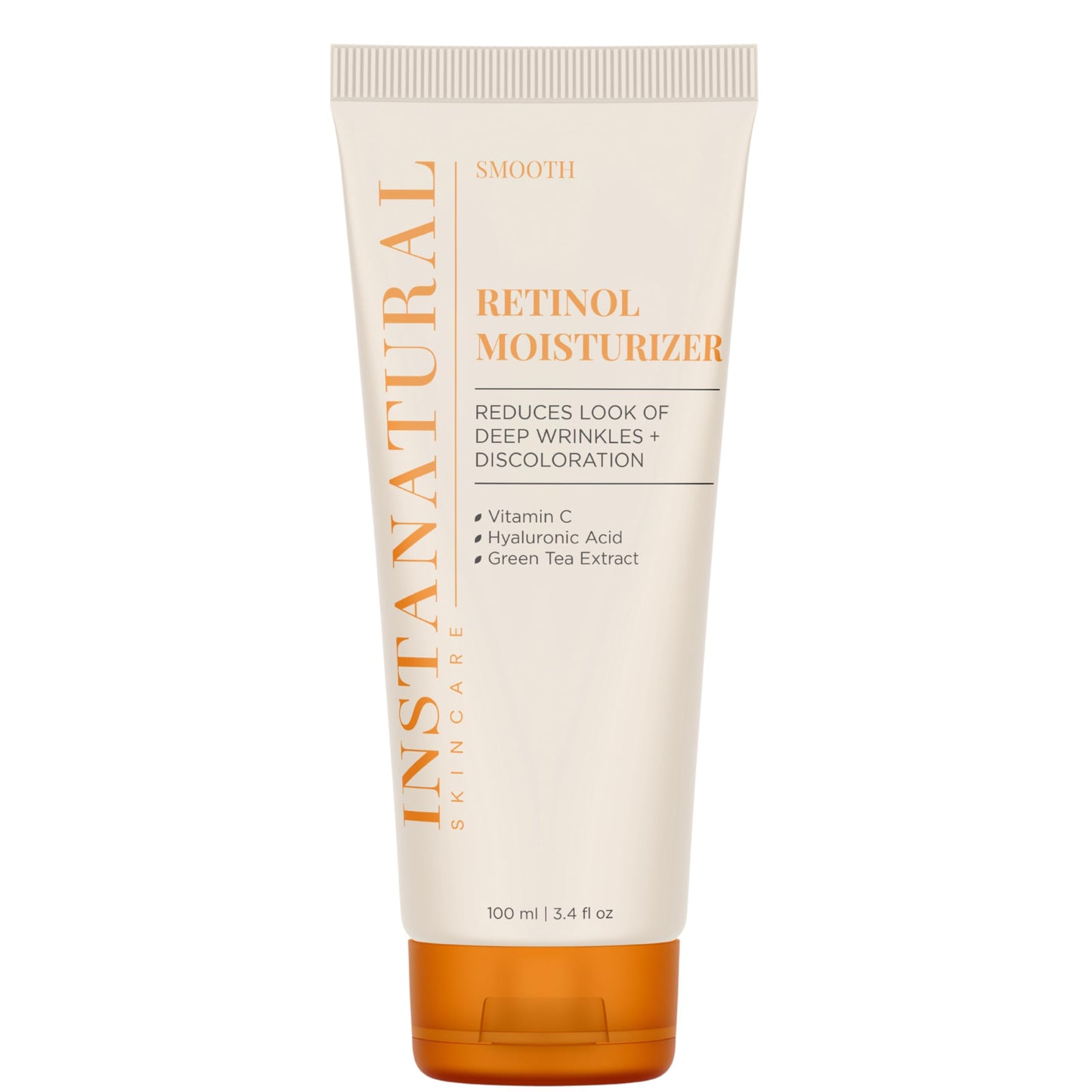 InstaNatural Retinol Moisturizer Anti Aging Night Face Cream - Face & Neck Anti Wrinkle Lotion - Reduce Appearance of Wrinkles, Dark Circles, Fine Lines - Vitamin C Hyaluronic Acid Complex - 3.4 oz