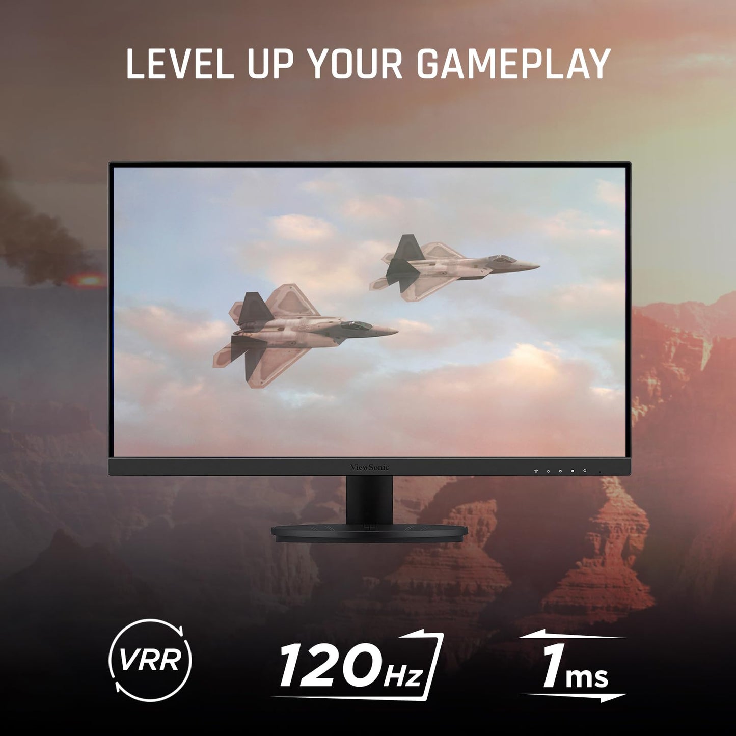 Monitor Gamer Viewsonic VX2416A 24 Pulgadas IPS 120HZ FullHD 1080P 1ms