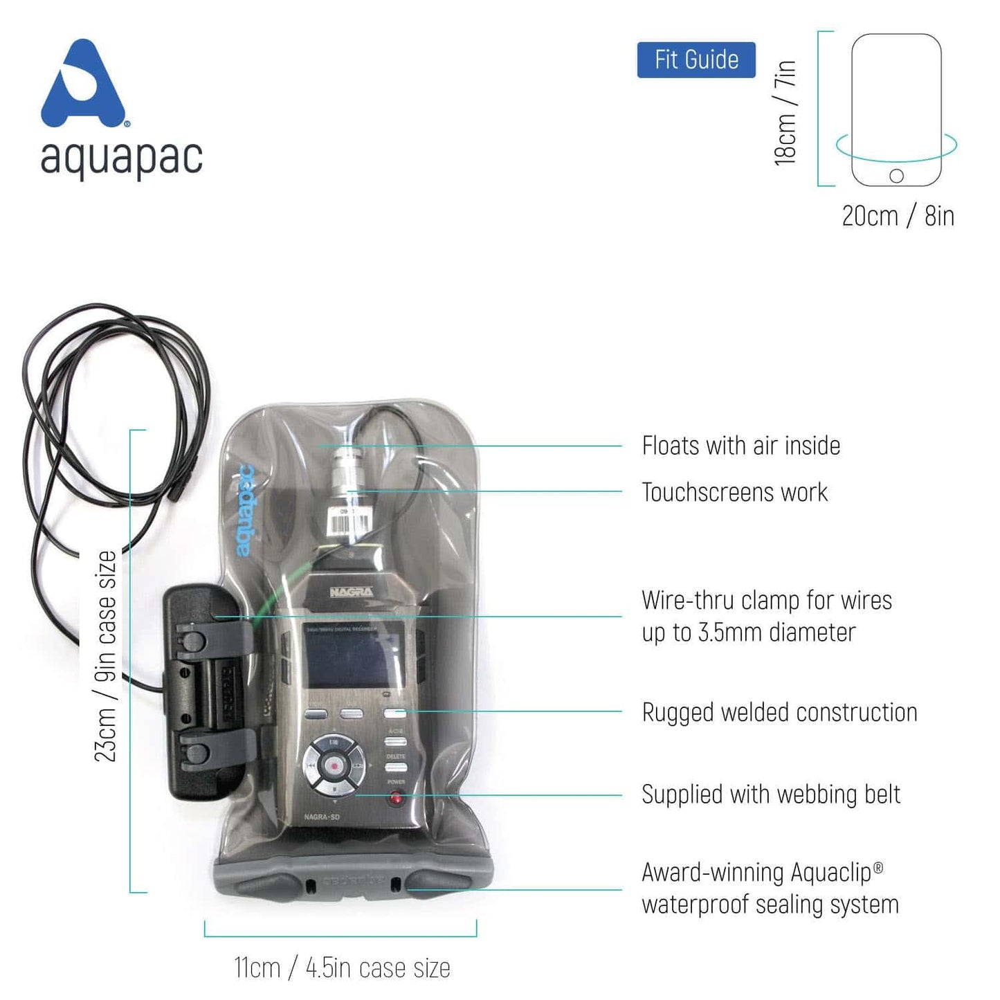 Aquapac 548 - Funda Impermeable para Cables