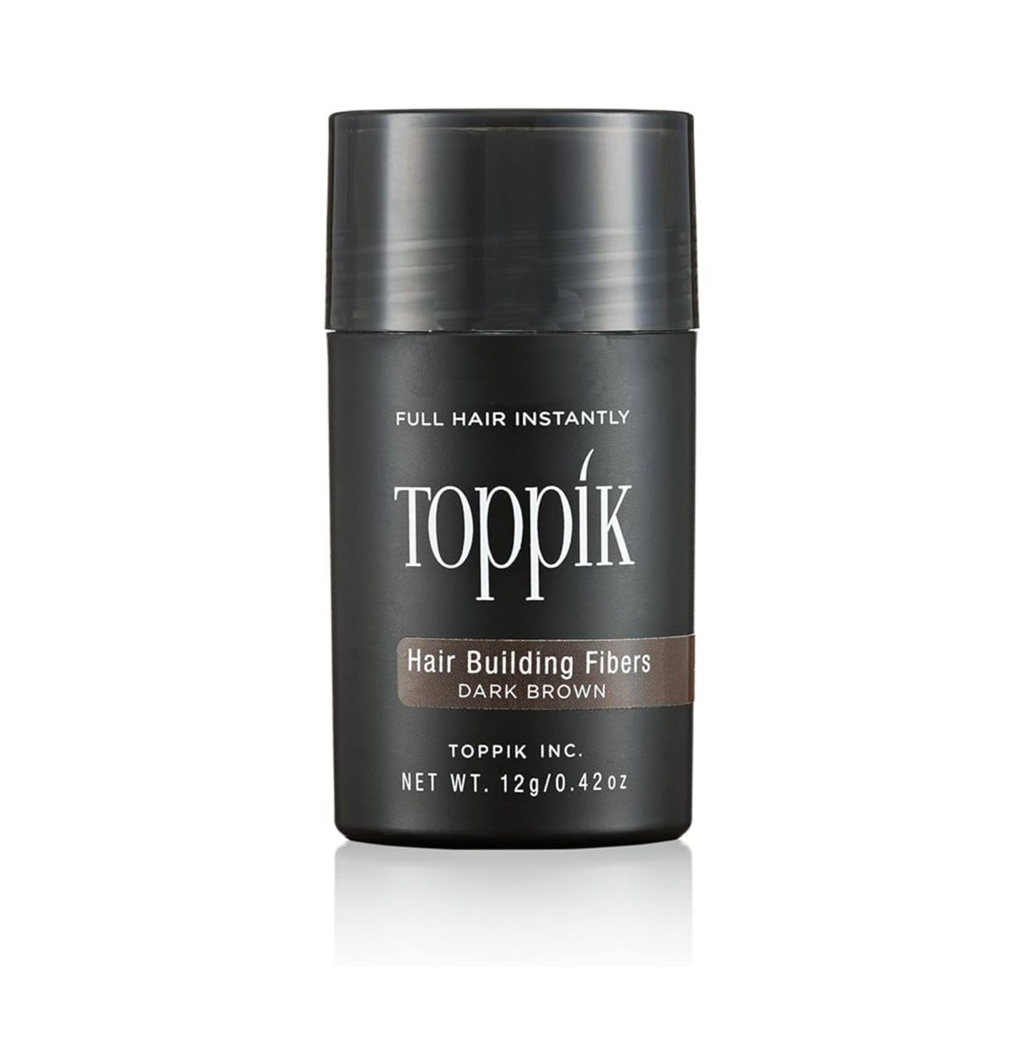 TOPPIK Fibras de construcción de pelo, Café Oscuro, 0.42 oz.