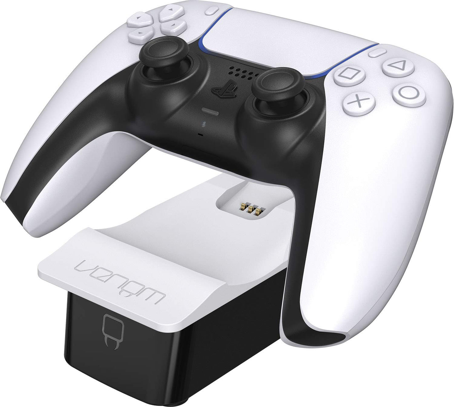 Estación de Carga Venom Blanco Elegante para Controlador PS5 Dualsense Carga Rápida USB