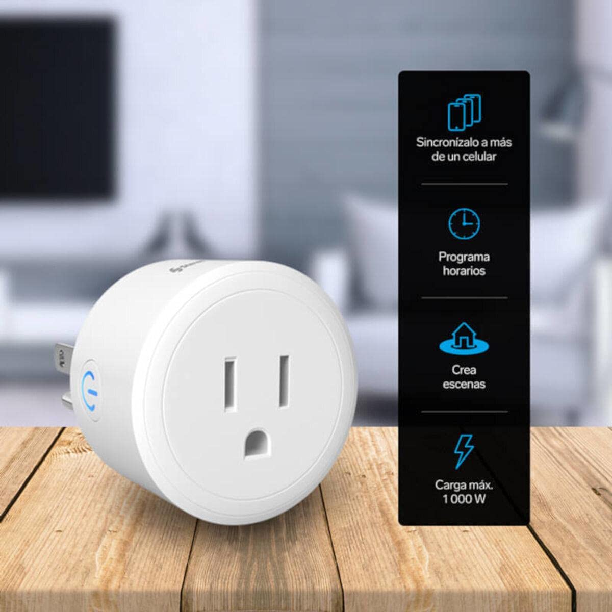 Adaptador Inteligente Steren Wi-Fi 3 Contactos SHOME-100/3