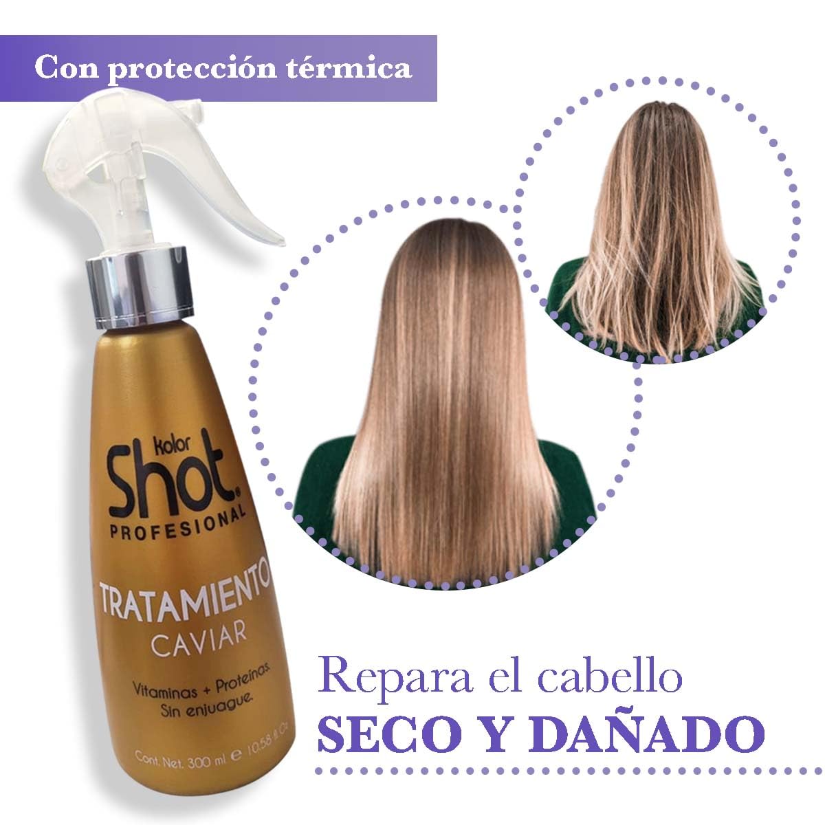 Tratamiento Capilar Caviar Humectante Hidratante para Cabello Seco y Maltratado