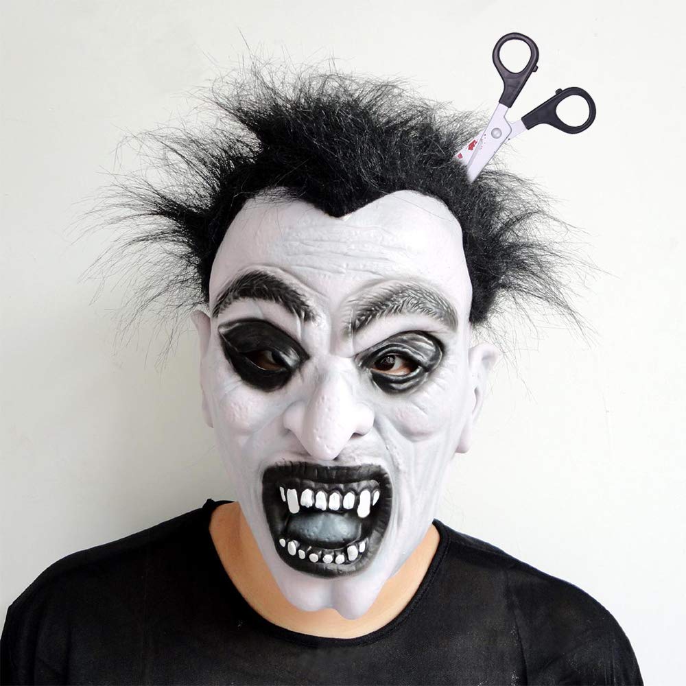 Accesorios de Disfraz Rotumaty Negro Rojo Aterrador para Halloween