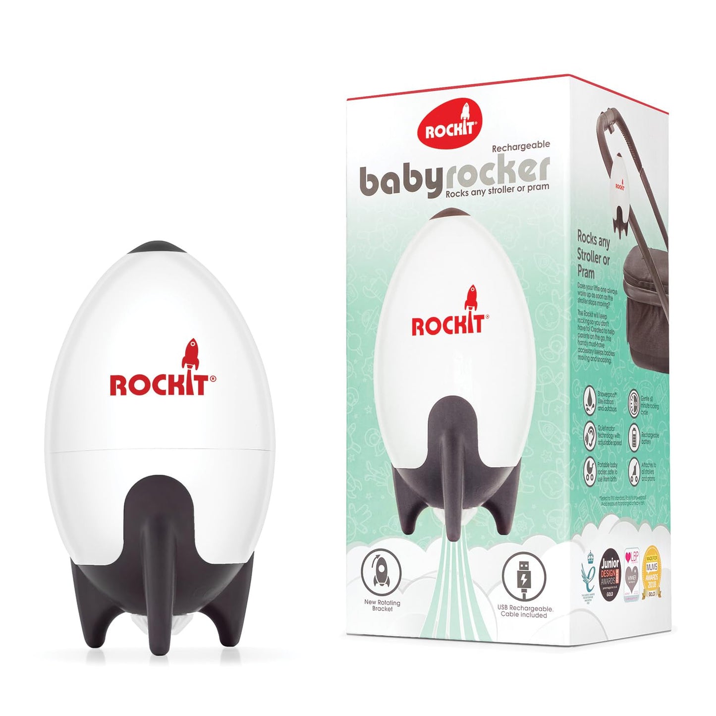 Basculante Portátil Rockit USB Recargable 2.0
