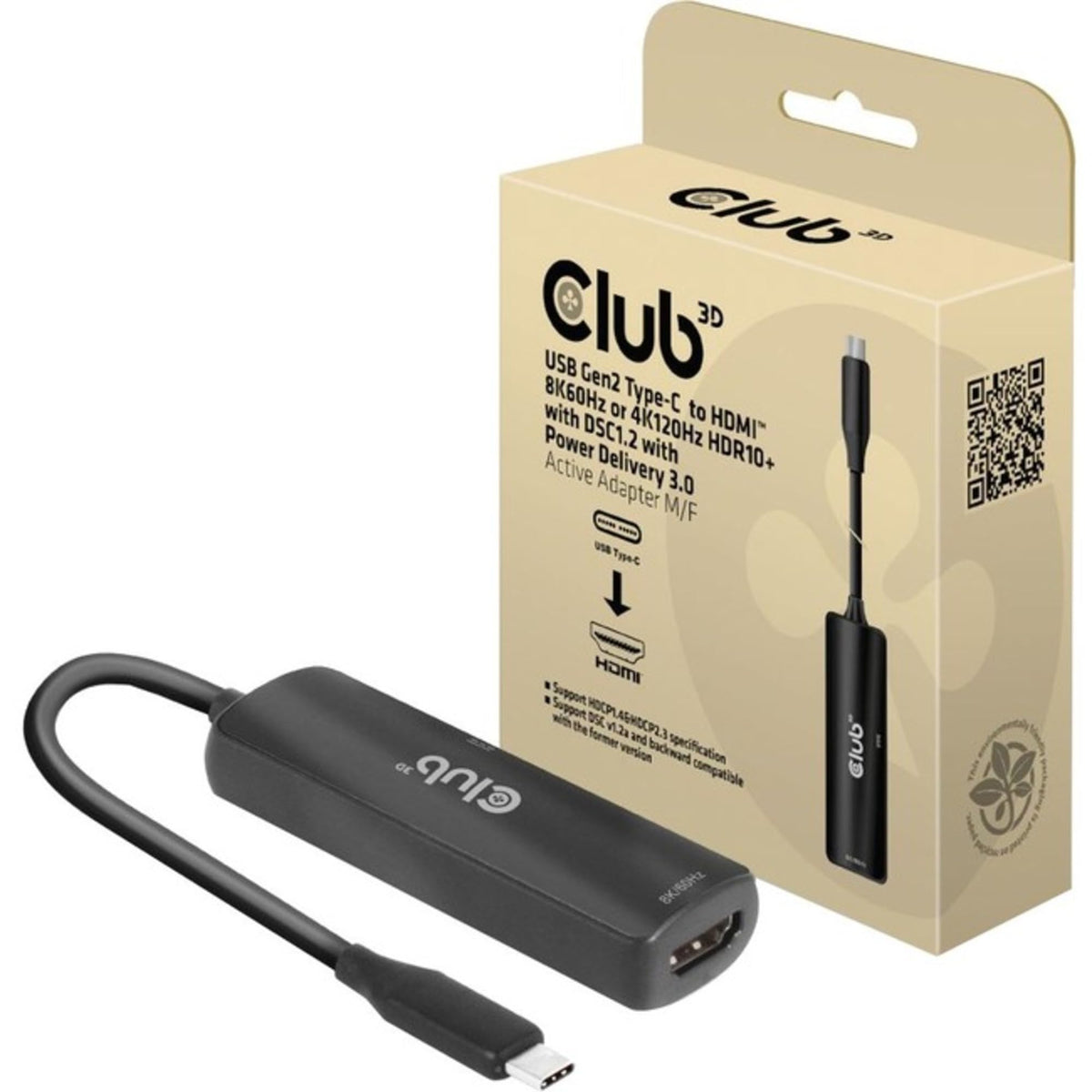 Adaptador A/V Club 3D
