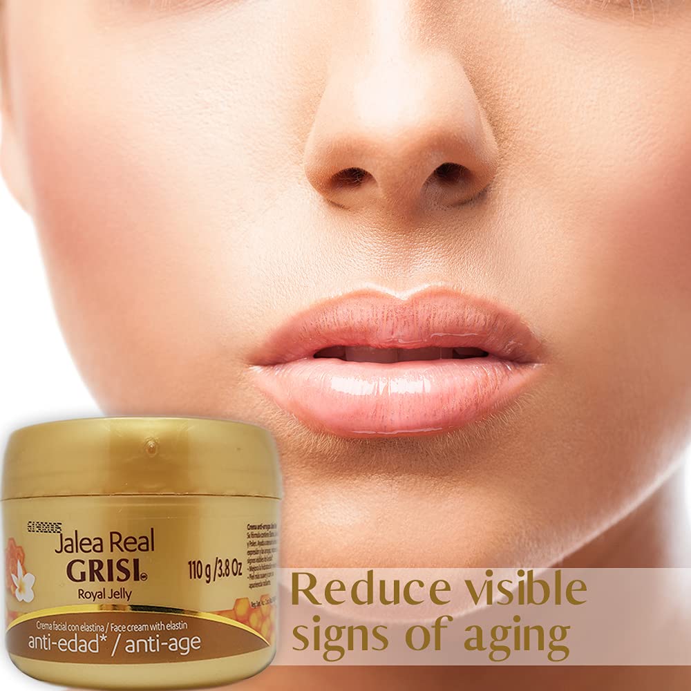 Jalea Real Anti Aging Anti Wrinkles Moisturizing Cream with Elastin 3.8 Oz. by Grisi