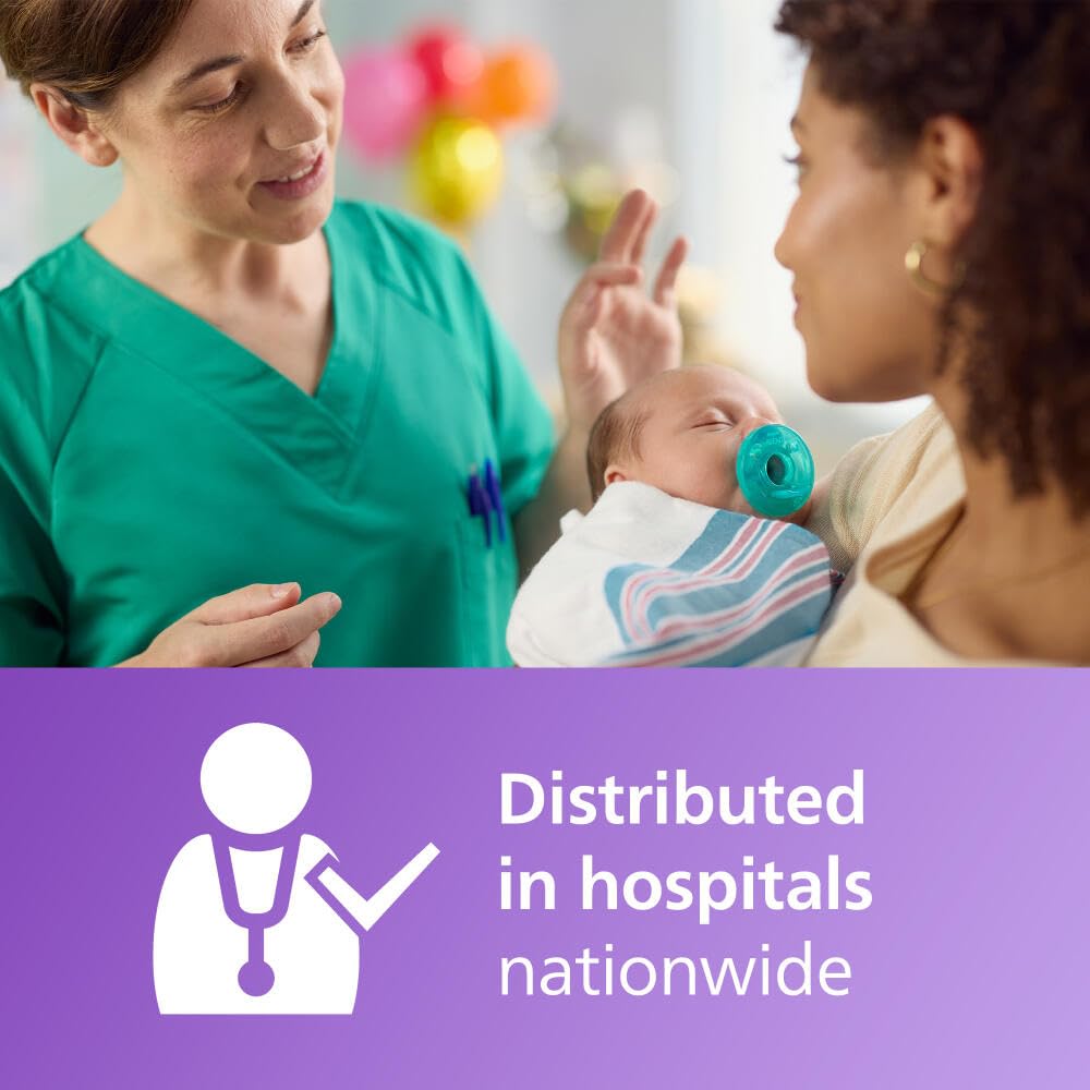 Chupete Philips AVENT Verde, 0-3 Meses, Paquete de 4