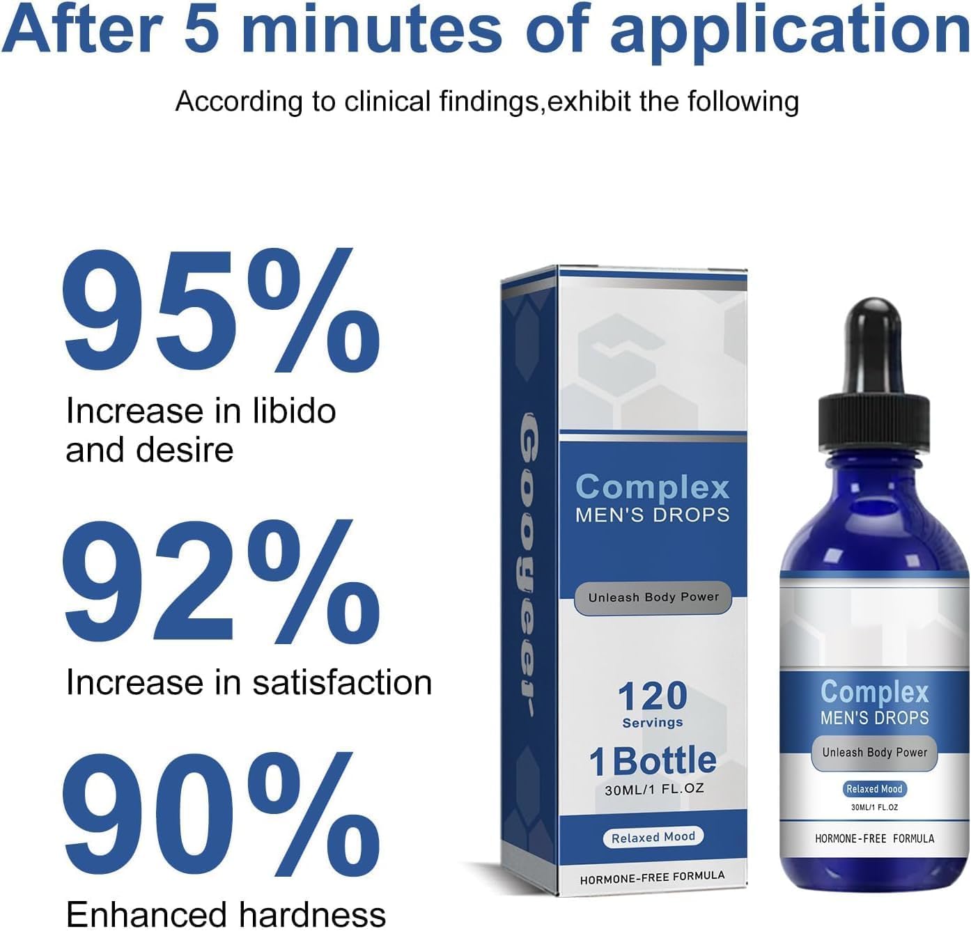 NexusBio Labs Men's Drops Super-Potent Formula 30ML - Set of 2