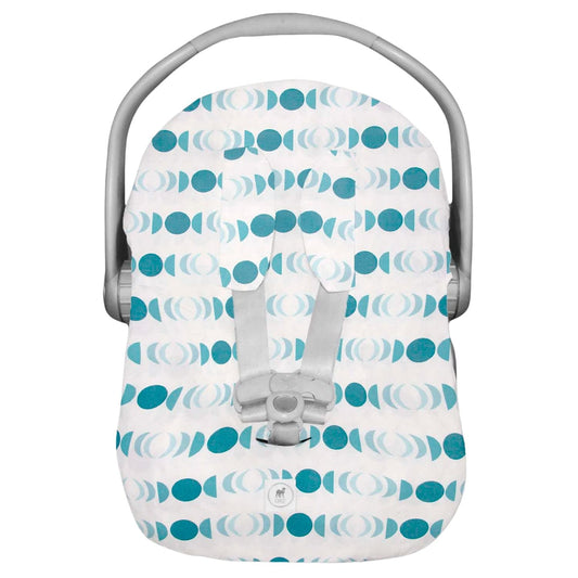 Funda para Porta Bebé Nap Baby Lunares 100% Algodón Hipoalergénica con Resorte Ajustable