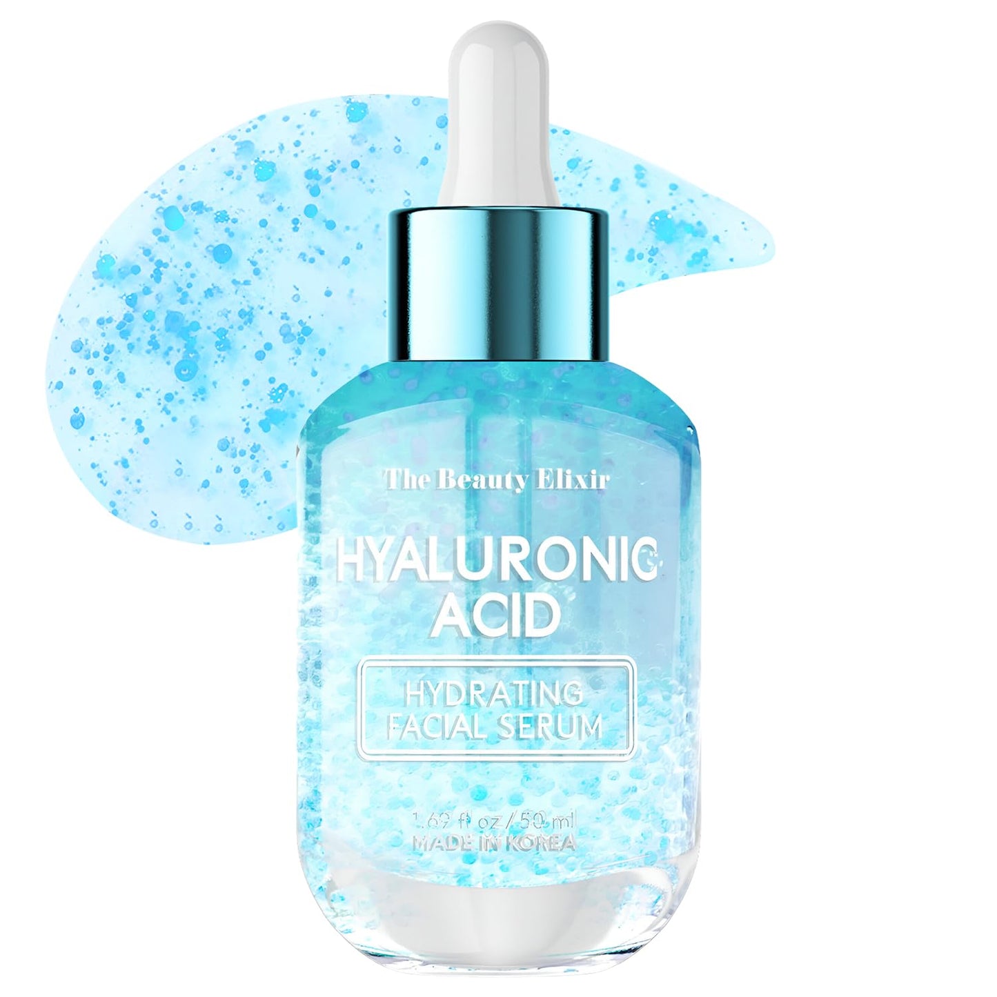 The Beauty Elixir Suero De Ácido Hialurónico Beauty Elixir Para El Rostro: Tratamiento Antienvejecimiento, Hidratante Y Rejuvenecedor Para Líneas Finas Y Arrugas. Cuidado De La P Ácido Hialurónico 1,