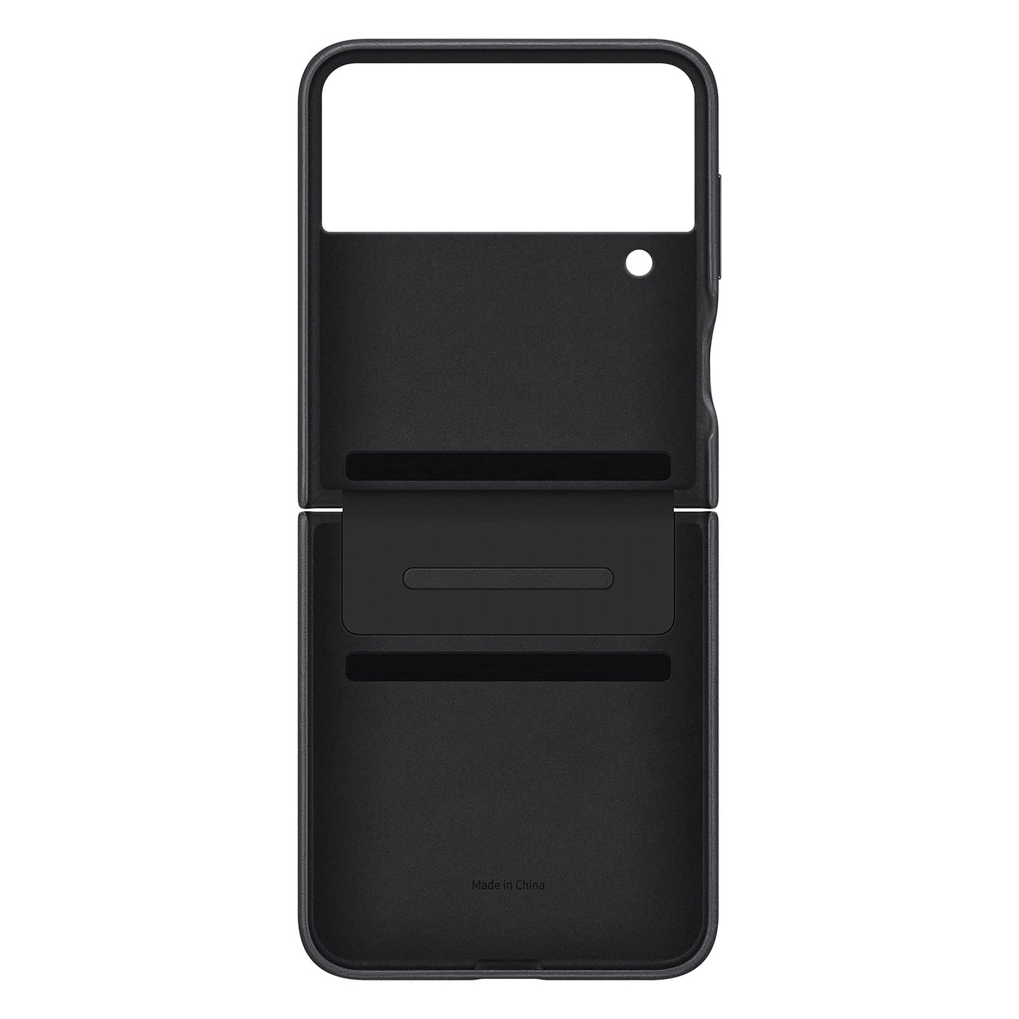 Funda de Cuero Flap Samsung Galaxy Flip 4 Negra