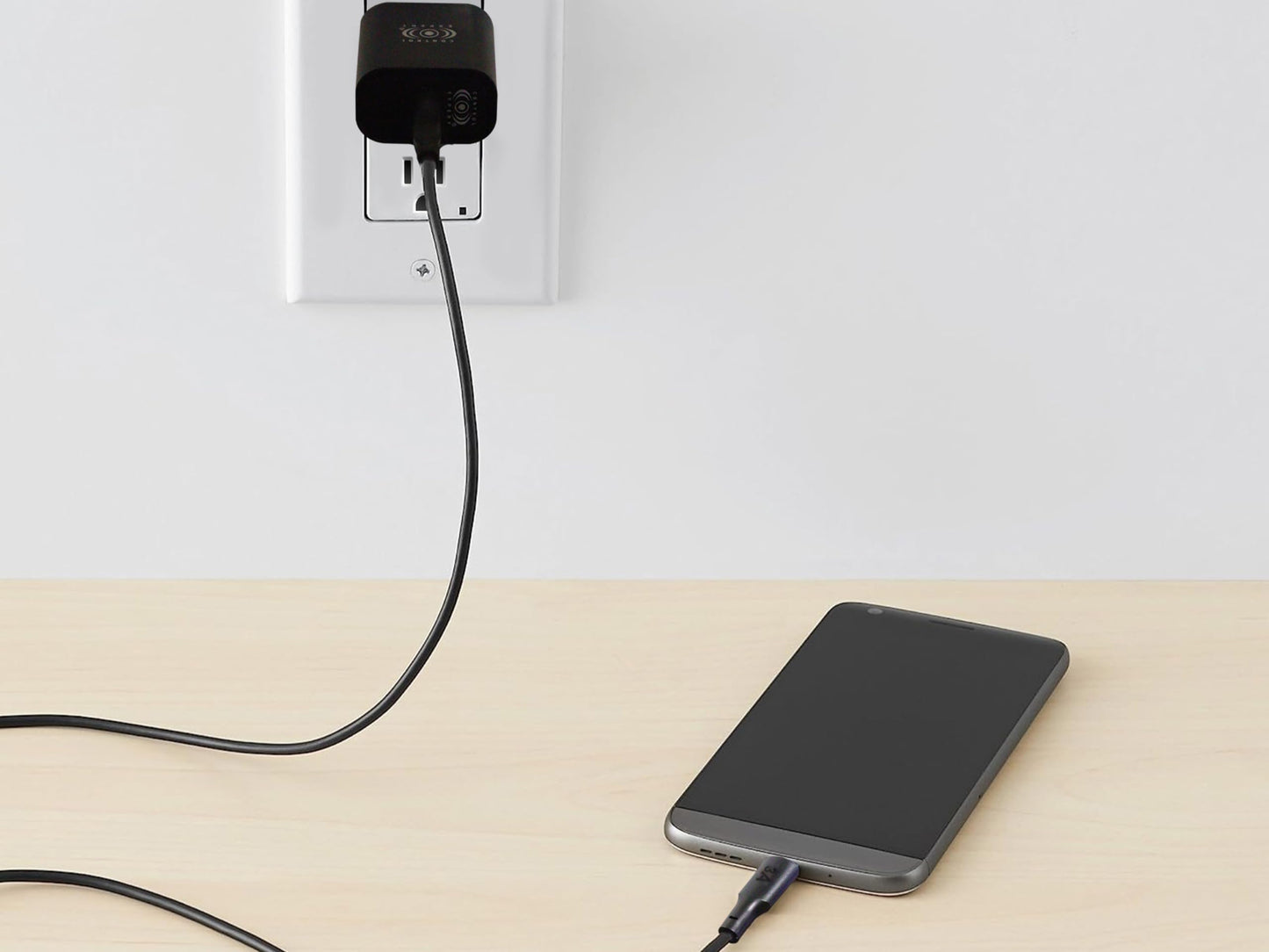 CONTROL EXPERT Cargador Carga Ultra Rápida para iPhone 3A 20W Cable de 1 Metro USB a Lighntning (Negro)