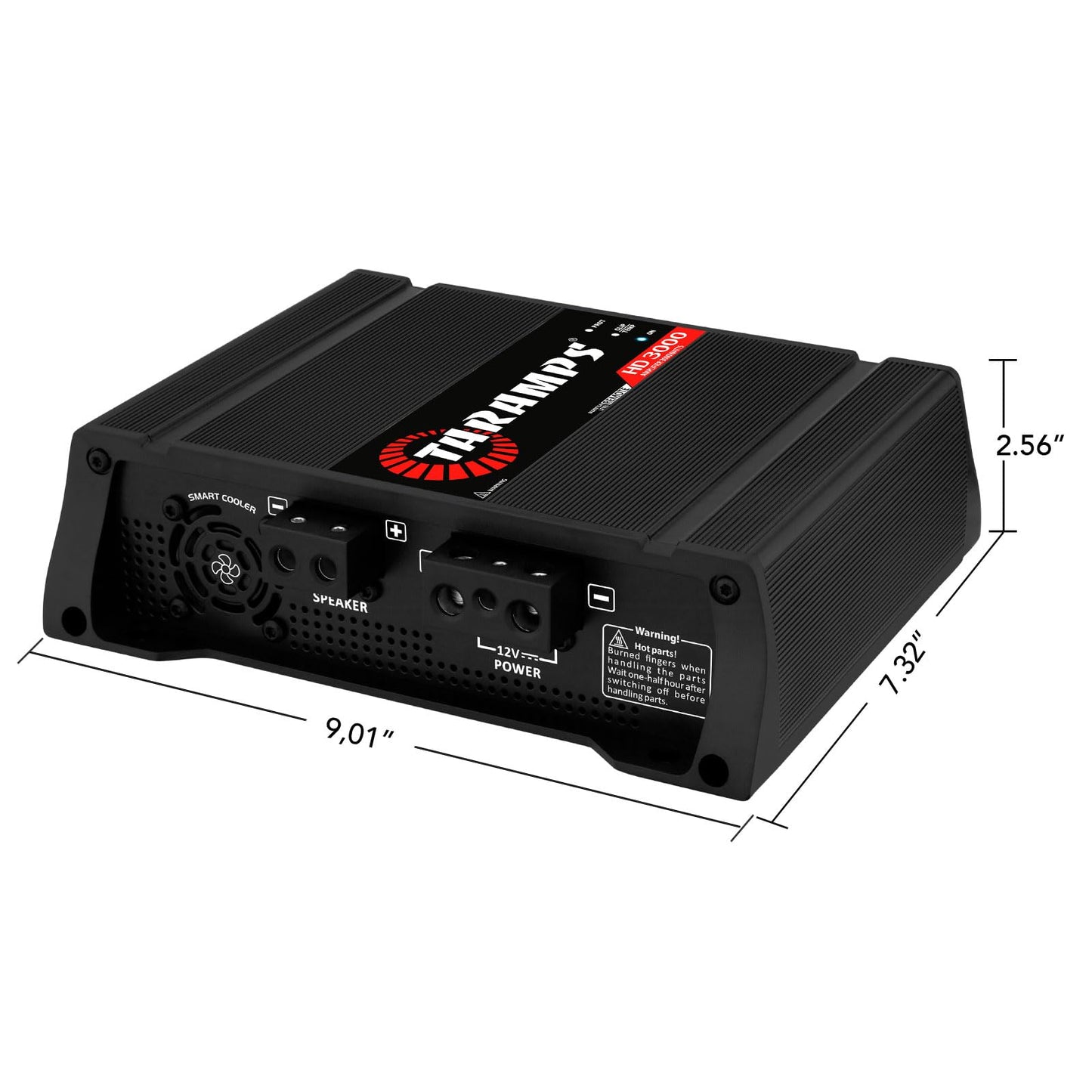 Amplificador Taramps Negro 1 Ohmio 3000 W para Coche