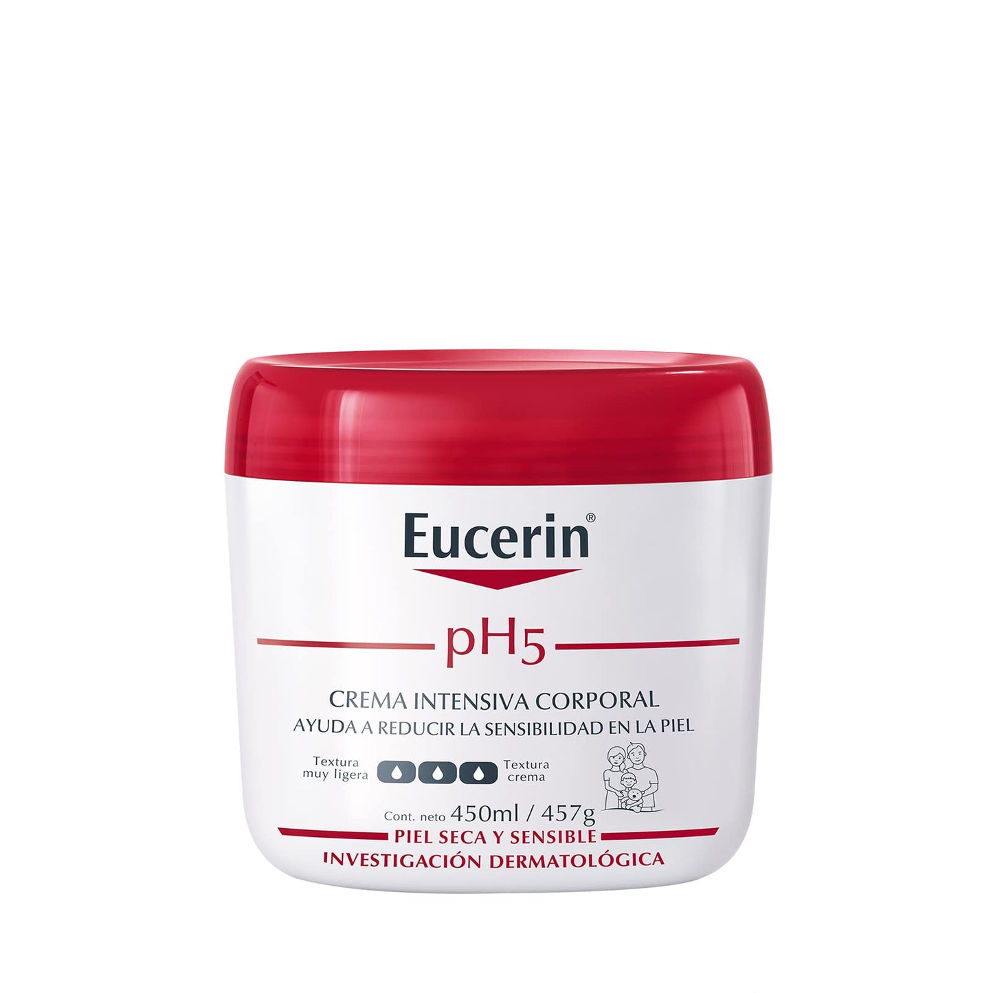 Eucerin Ph5 Crema Intensiva Corporal para Piel Sensible o Seca450ml + Ph5 Bálsamo labial Protector de Labios FPS 20 48 gramos