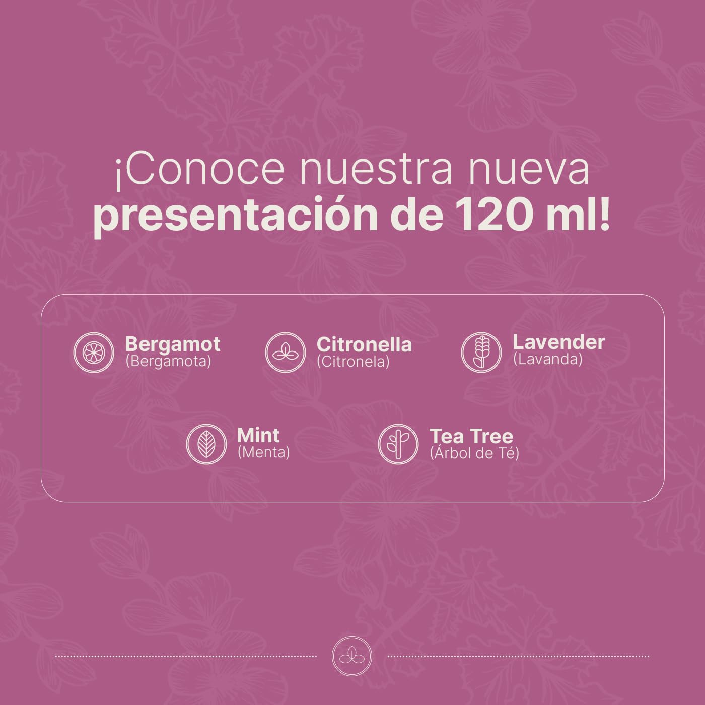 Aceite Esencial B Life Citronela Ingredientes Puros 120 ml