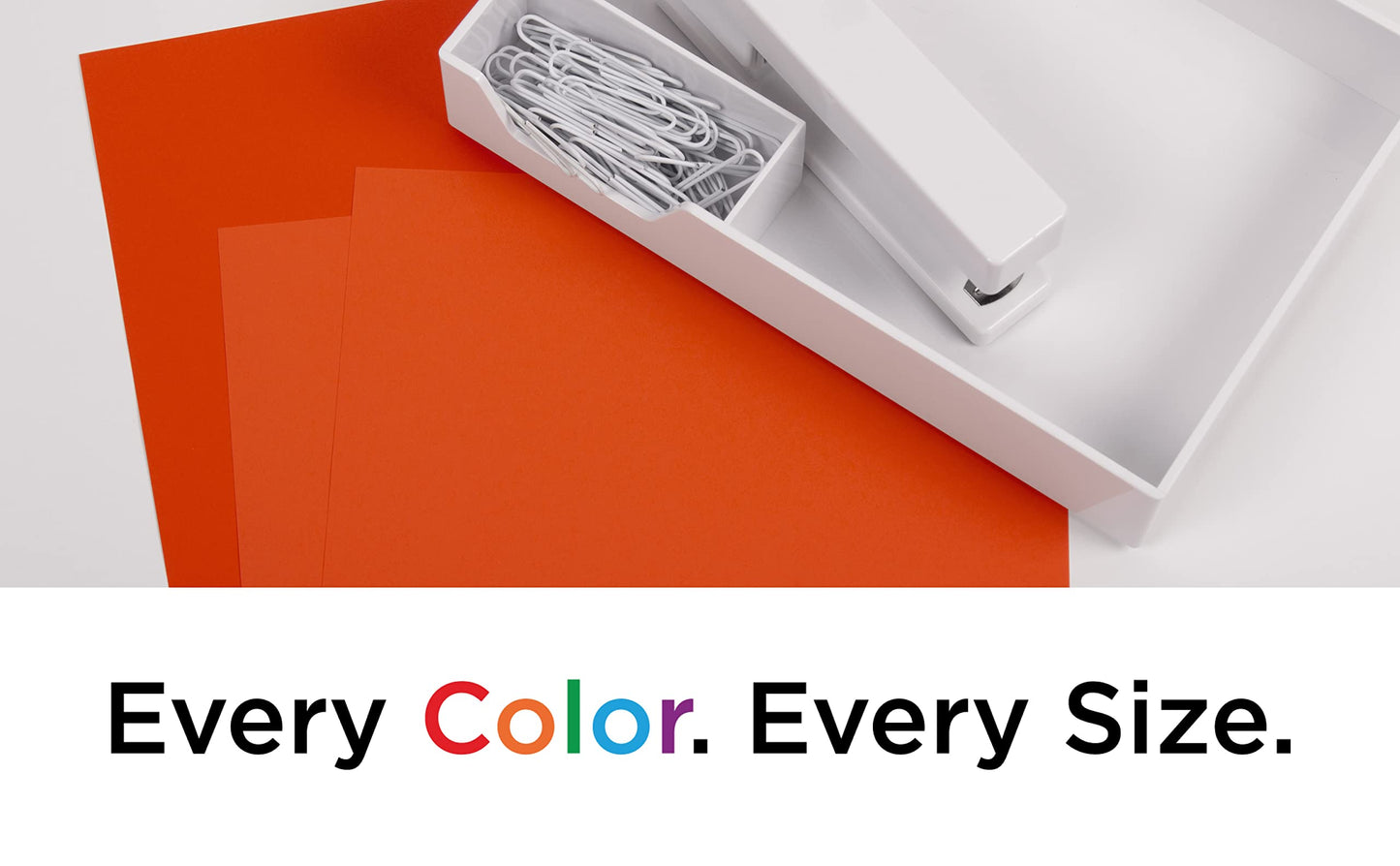 JAM PAPER Papel de color de 25 libras, 90 g/m², 8,5 x 11 pulgadas, reciclado naranja, 50 hojas por paquete