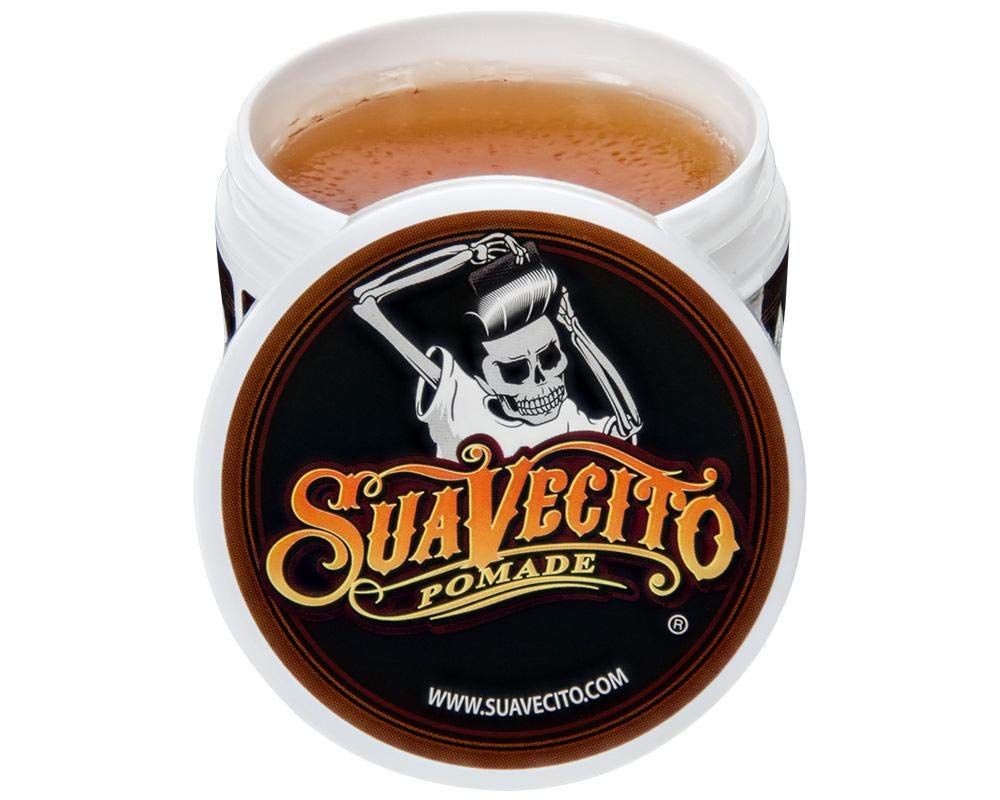 Suavecito Pomade Original Hold 5 onzas, 1 paquete – Pomada para el cabello de sujeción media para hombres – Gel para el cabello a base de agua de brillo medio – Fácil de lavar – Fijación todo el día para todos los peinados