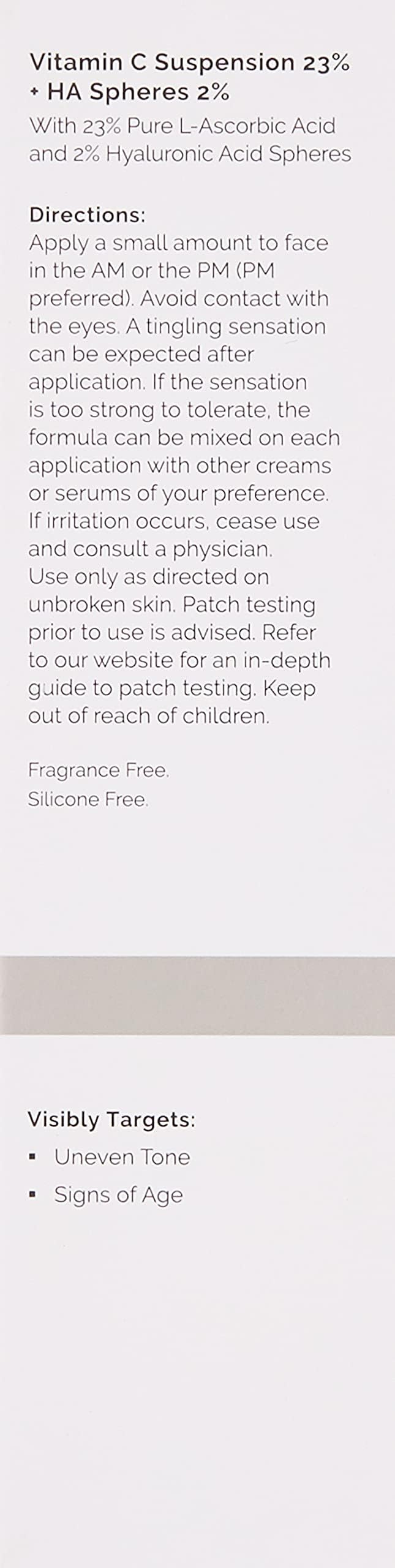 Deciem Suspension The Ordinary Vitamin C 23 % + HA, 30 ml