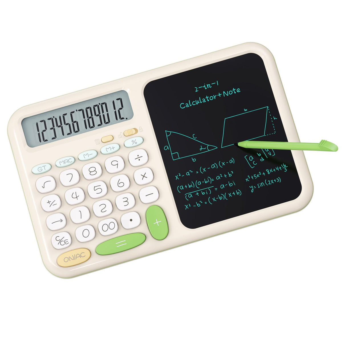 Calculadora de Escritorio Básica ROATEE Rosa con Botones Grandes para Escuela