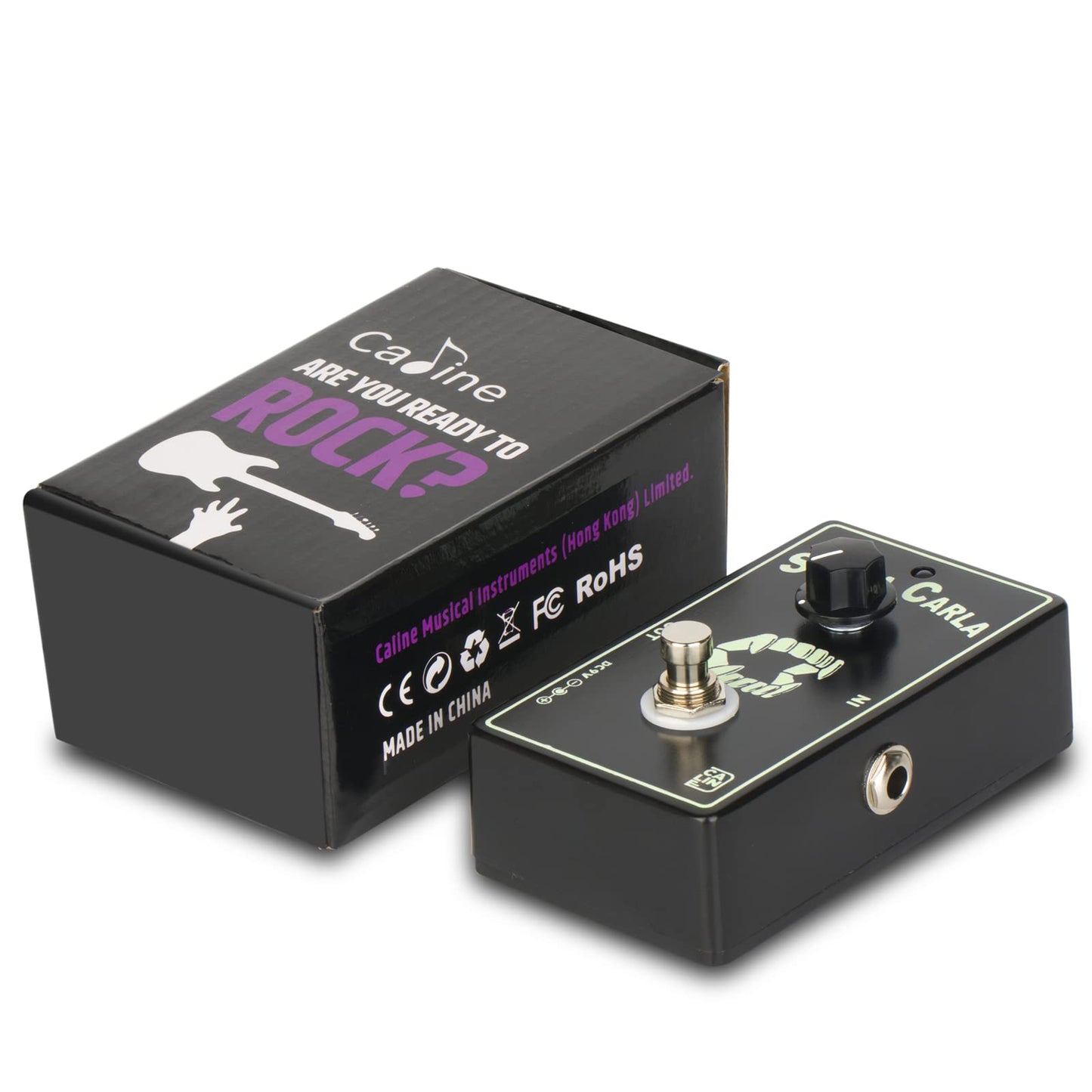 Caline CP-514 Santa Carla Boost Pedal de efecto de guitarra, mini pedal de refuerzo con True Bypass
