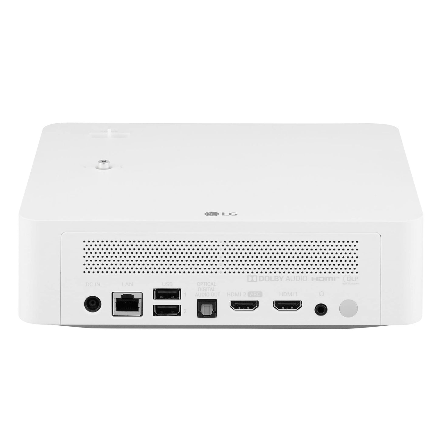 LG Proyector PF610P CineBeam, hasta 120'', LED RGBB, 1000 lúmenes, Full HD 1920 1080, HDR10 150.000:1, Smart Home Teatro portatil, Video, Disney+, Youtube, Apple TV yWireless Mirroring with MiraCast