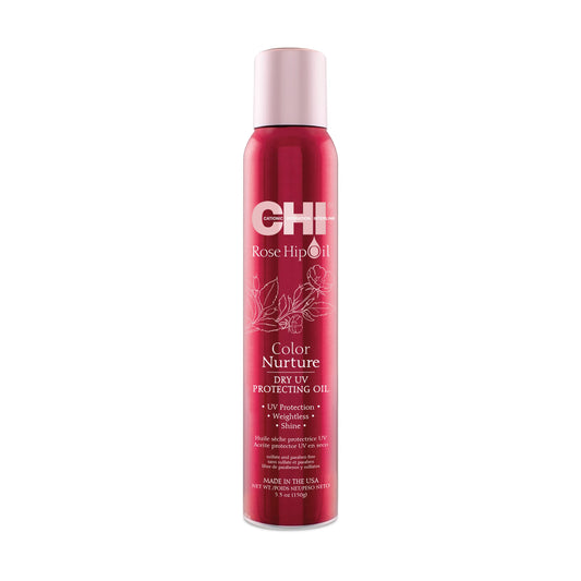 CHI Rose Hip Oil Color Nurture UV Protecting Dry Oil for Unisex Dry Oil 5.3 oz
