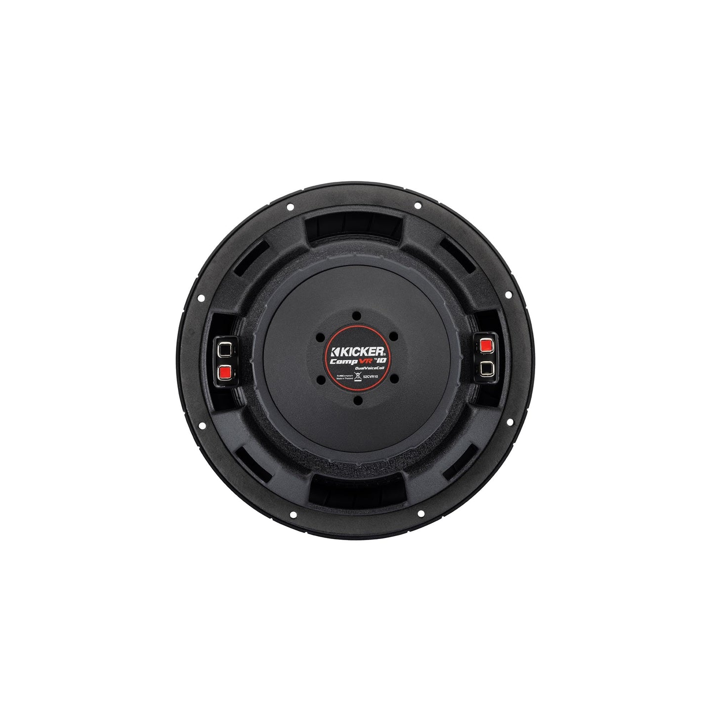 KICKER 52CVR104 - Subwoofer CVR10 CompVR de 25 cm, DVC, 4 ohmios