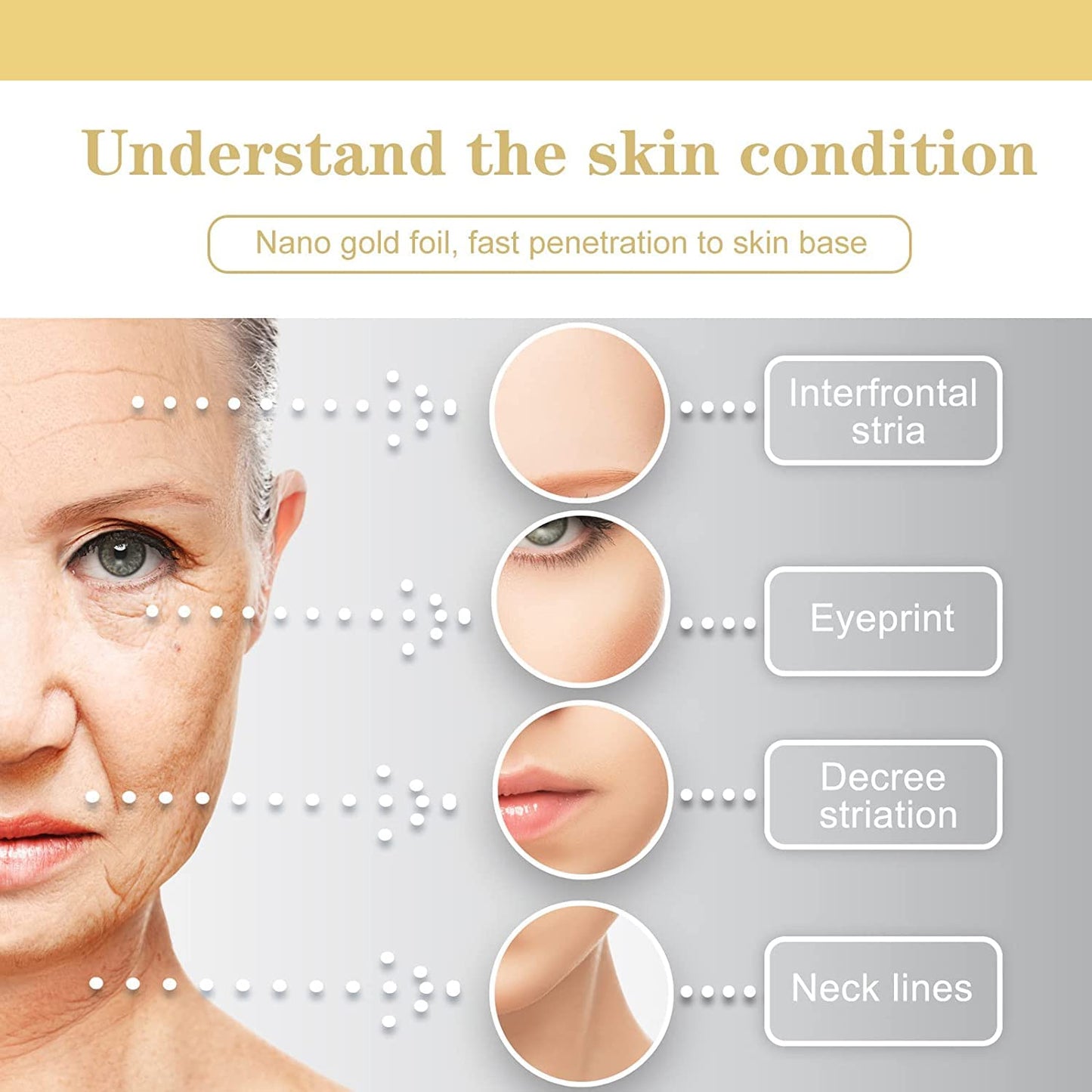 Suero Facial Antienvejecimiento de Oro 24K con Colágeno y Caracol - ¡Reduce arrugas y rejuvenece tu piel!