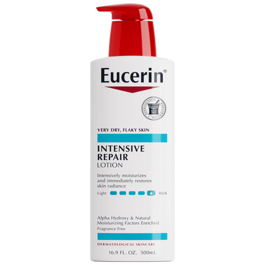 Eucerin Lotion, Intensive Repair, Rich Very Dry Skin, 16.9 Ounce Bottle