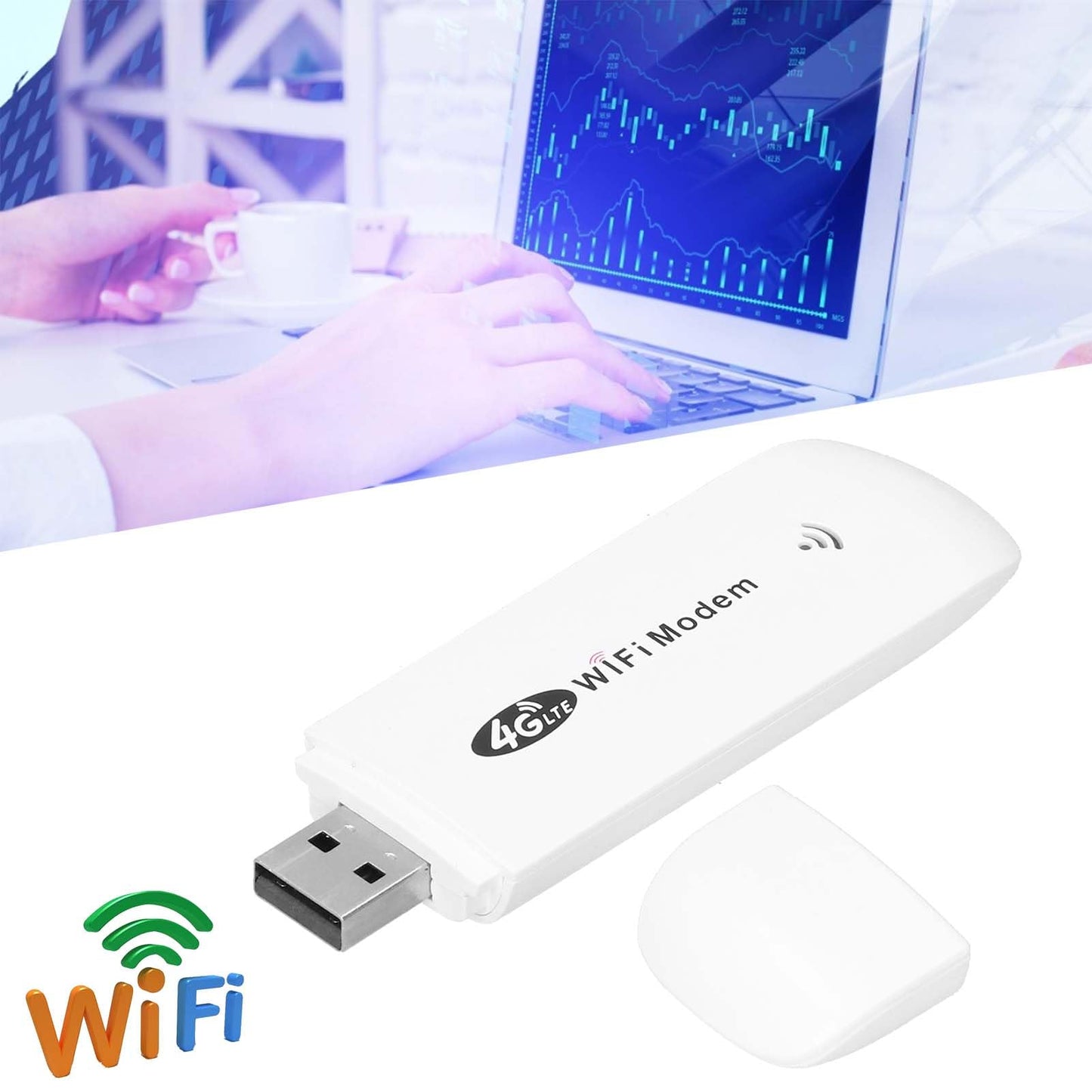 4G LTE Mobile WiFi Hotspot Desbloqueado - Enrutador Inalámbrico Universal Para Coche e Internet Portátil - Mini Dispositivo Con Ranura Para Tarjeta SIM - Soporte 4G/LTE FDD y TDD