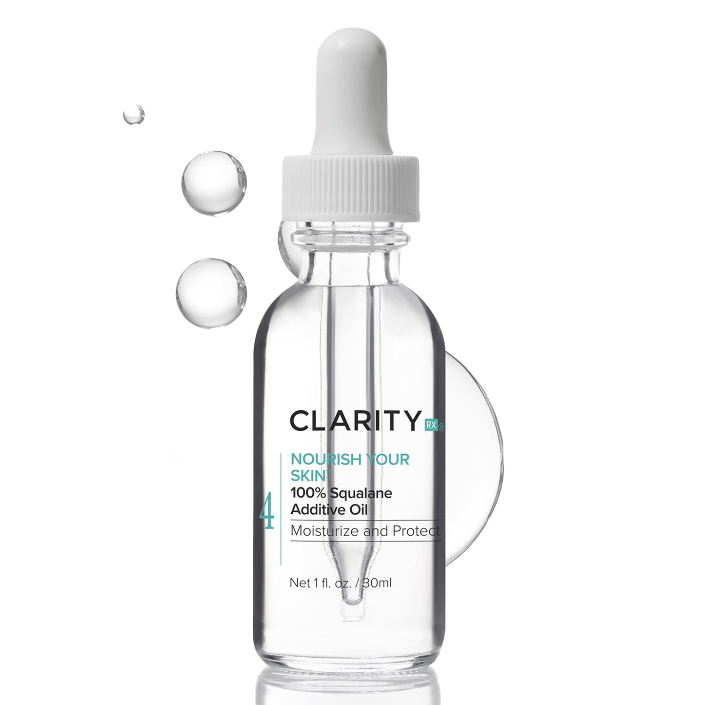 ClarityRx Nourish Your Skin 100% Squalane Additive Oil, 1 fl. oz. (packaging may vary)