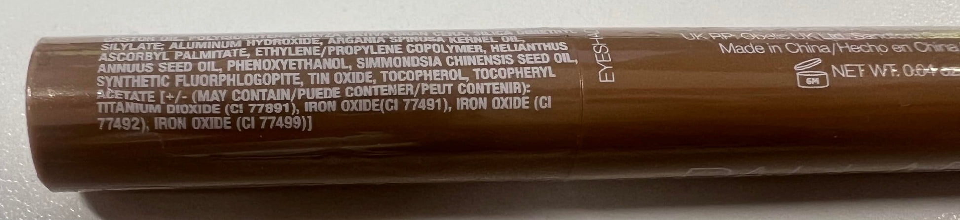 Palladio Barra de sombra de ojos impermeable con esponja mezcladora, aplicación duradera y sin esfuerzo, Bronze Shimmer