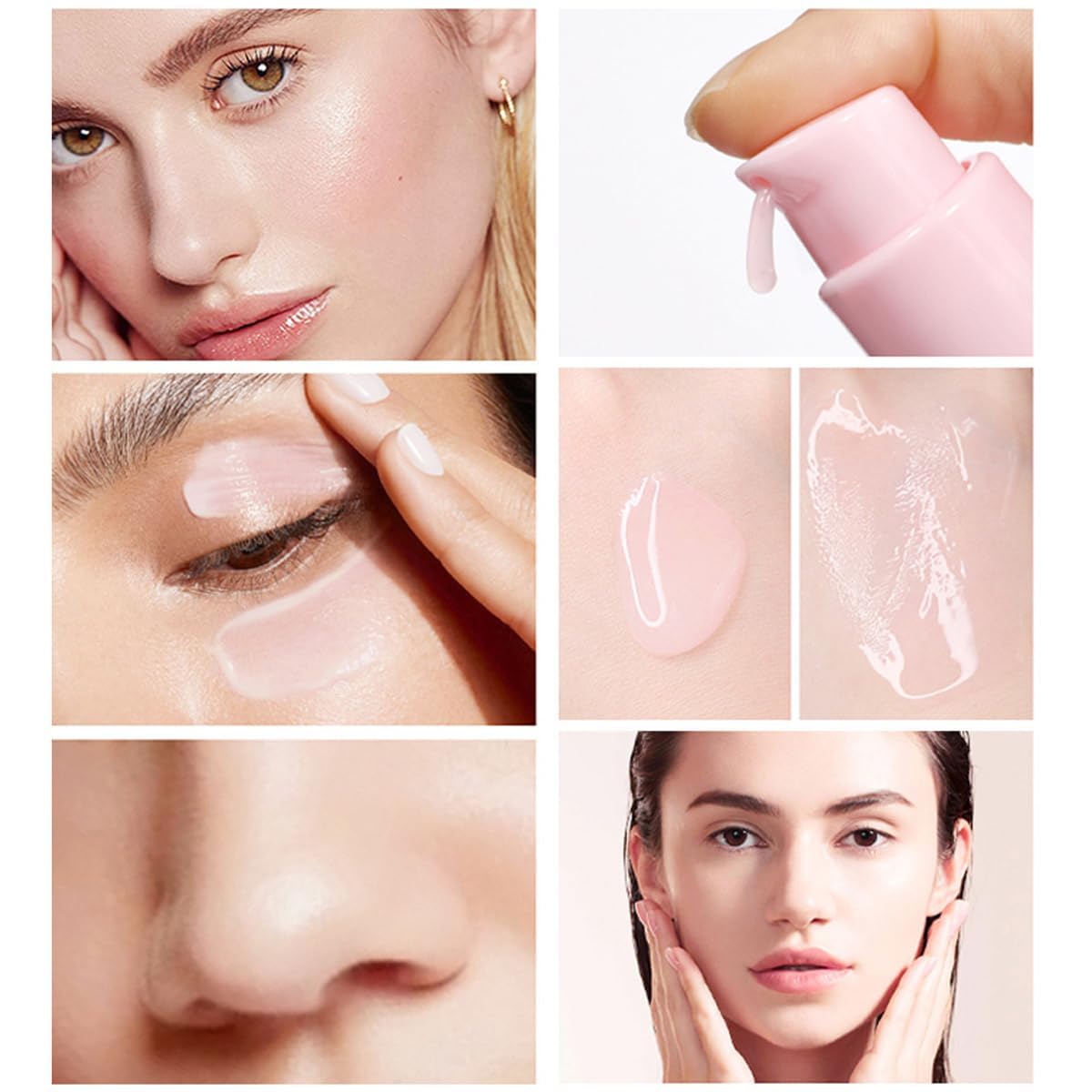 Watermelon Glow Dew Drops Suero de niacinamida, suero facial ligero y humectante con ácido hialurónico, suero facial hidratante con ácido hialurónico glicerina vitamina E