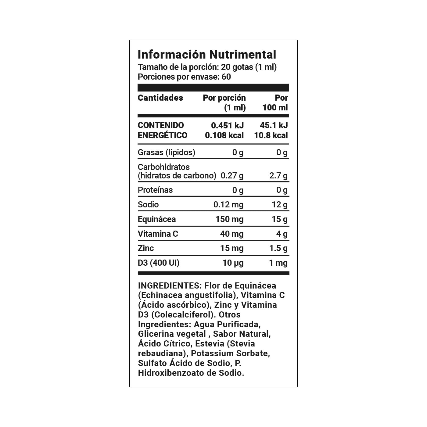 B Life Company Defenc Kids líquido en gotas para niños a partir de 1 año. Ingredientes naturales: Vitamina C, D3, Zinc y Equinácea de 60 Tomas. Defenc Kids.