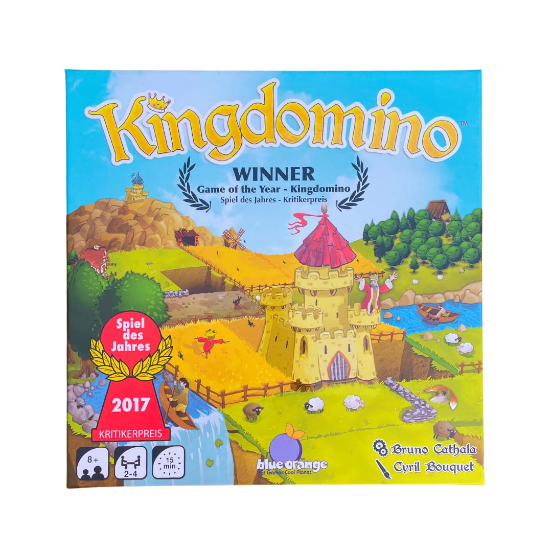 Blue Orange Games Kingdomino Award Winning Family Strategy Board Game