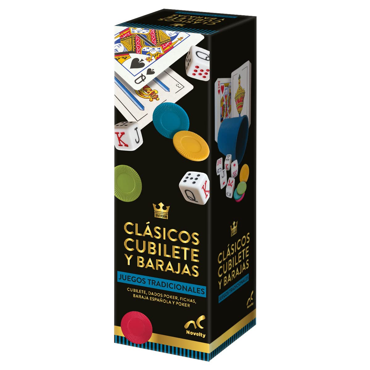 Set de Juegos de Mesa Novelty Corp Foil Máxima Calidad Tradicionales