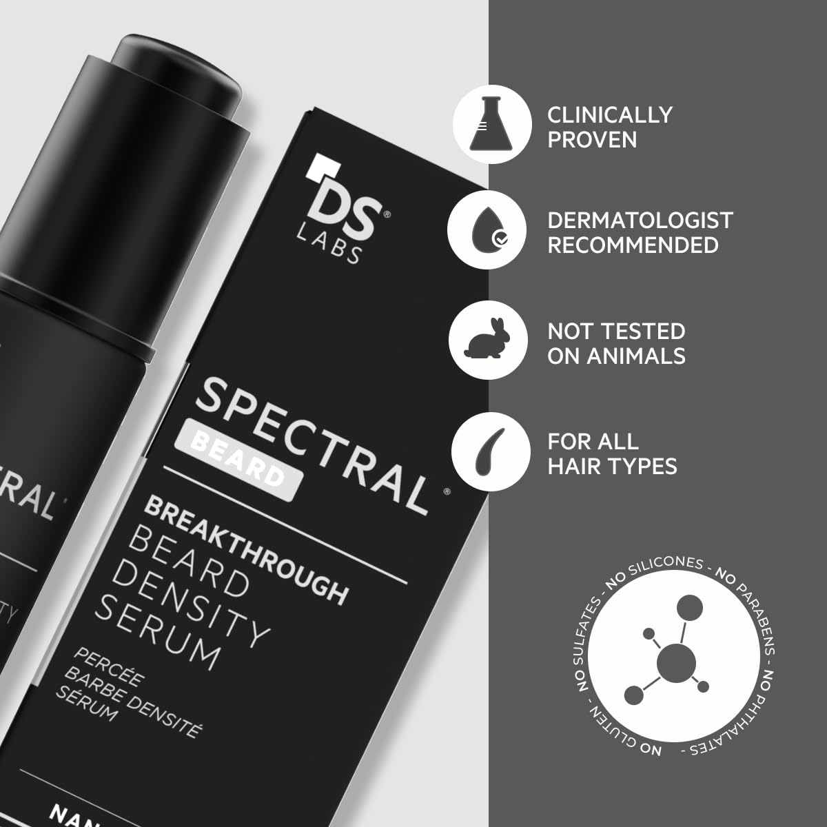 DS Laboratories | Spectral.BRD® Sérum para Mejorar la Densidad y el Aspecto de la Barba