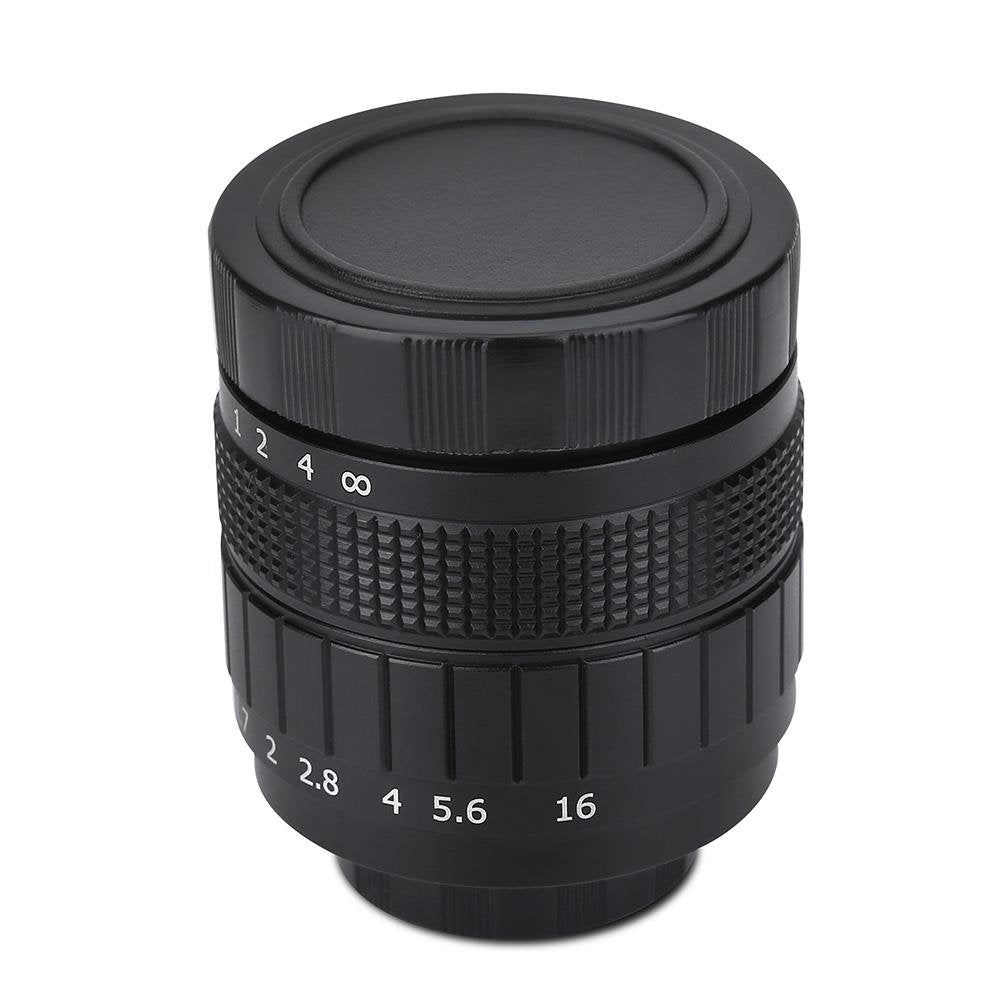 Lente de cámara 35 mm f/1.7 Circuito cerrado TV Lente de televisión Fotografía Accesorio de cámara para montura C
