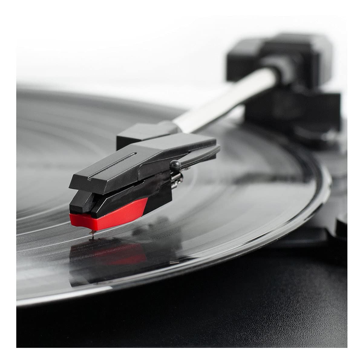 Tocadiscos Portátil Victrola Turquesa con Bluetooth y Soporte a Juego