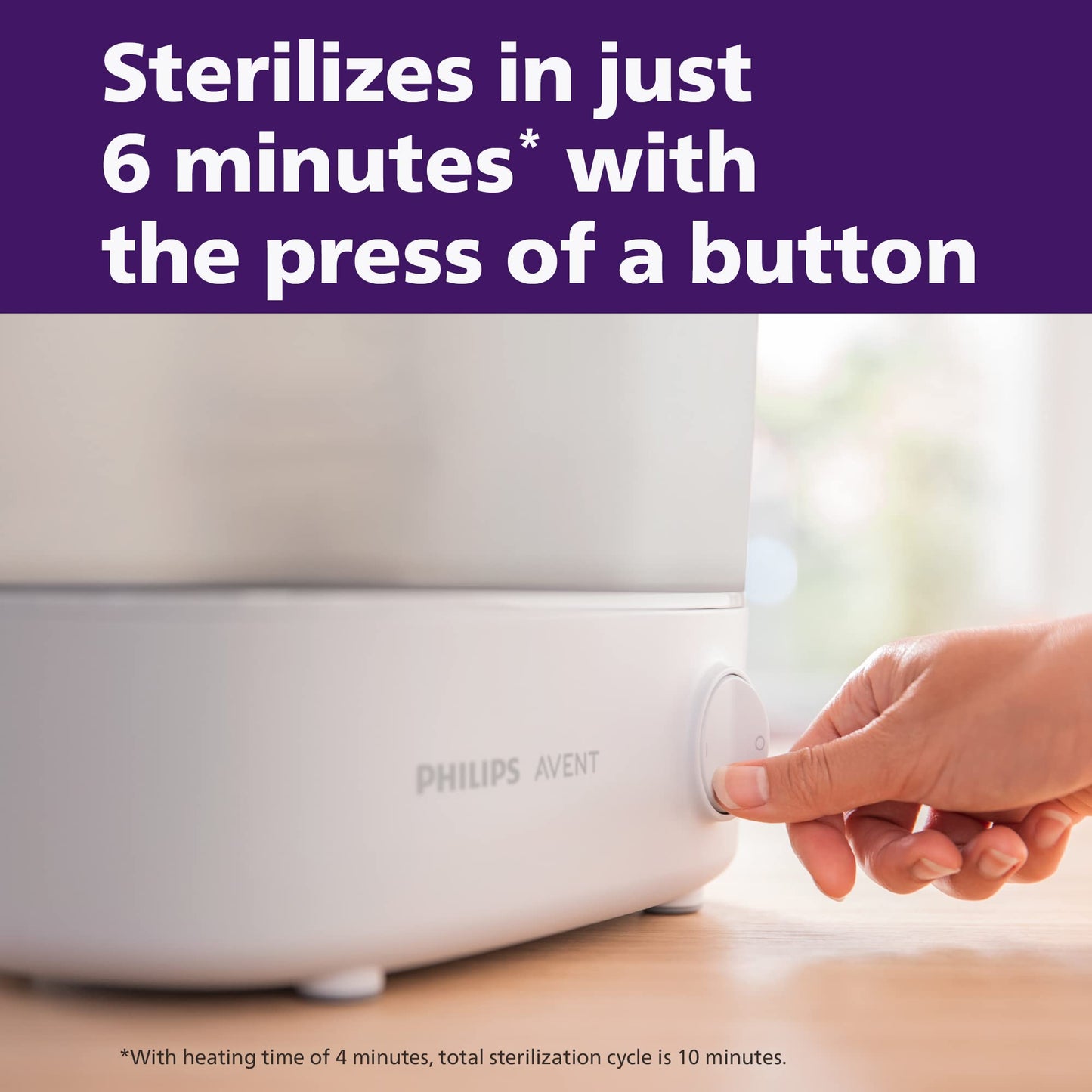 Philips Avent Esterilizador Eléctrico a vapor Advanced │Esteriliza y Almacena │SCF291/00