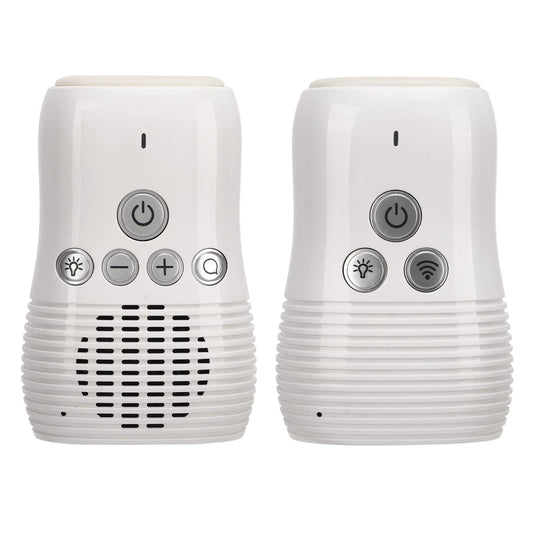 Monitor de Bebé, Monitor de Audio Infantil Inalámbrico de 2,4 GHz con Luz Nocturna, Intercomunicador Bidireccional, Detección de Ruido, Vigilancia de Seguridad Infantil, Ideal para Nuevas(#1)