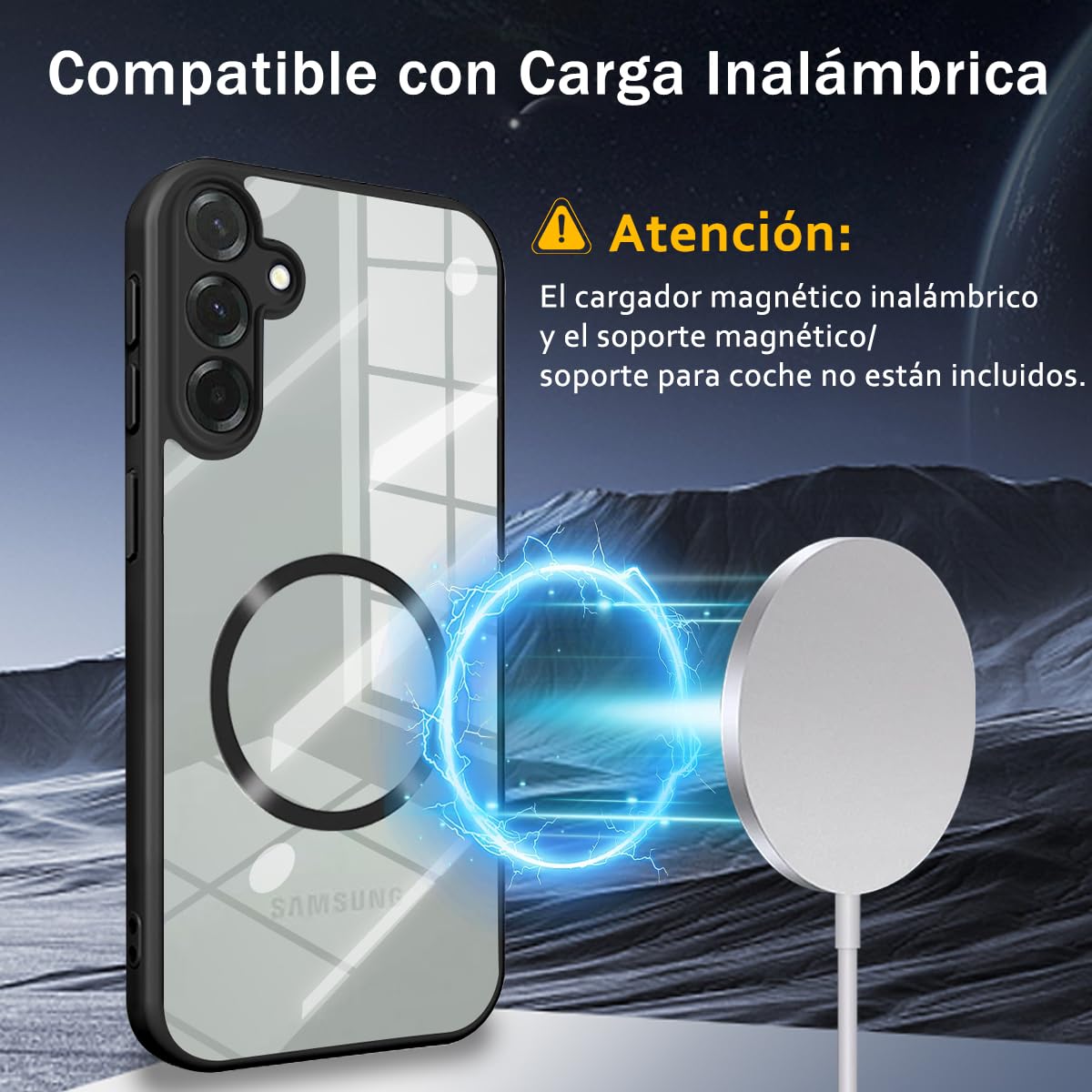 DABUNA YC Funda para Samsung Galaxy A56 5G Case, Protectora de Cámara Anticaída Ultra Delgada Cover, Anti-Amarillo Transparente Carcasa